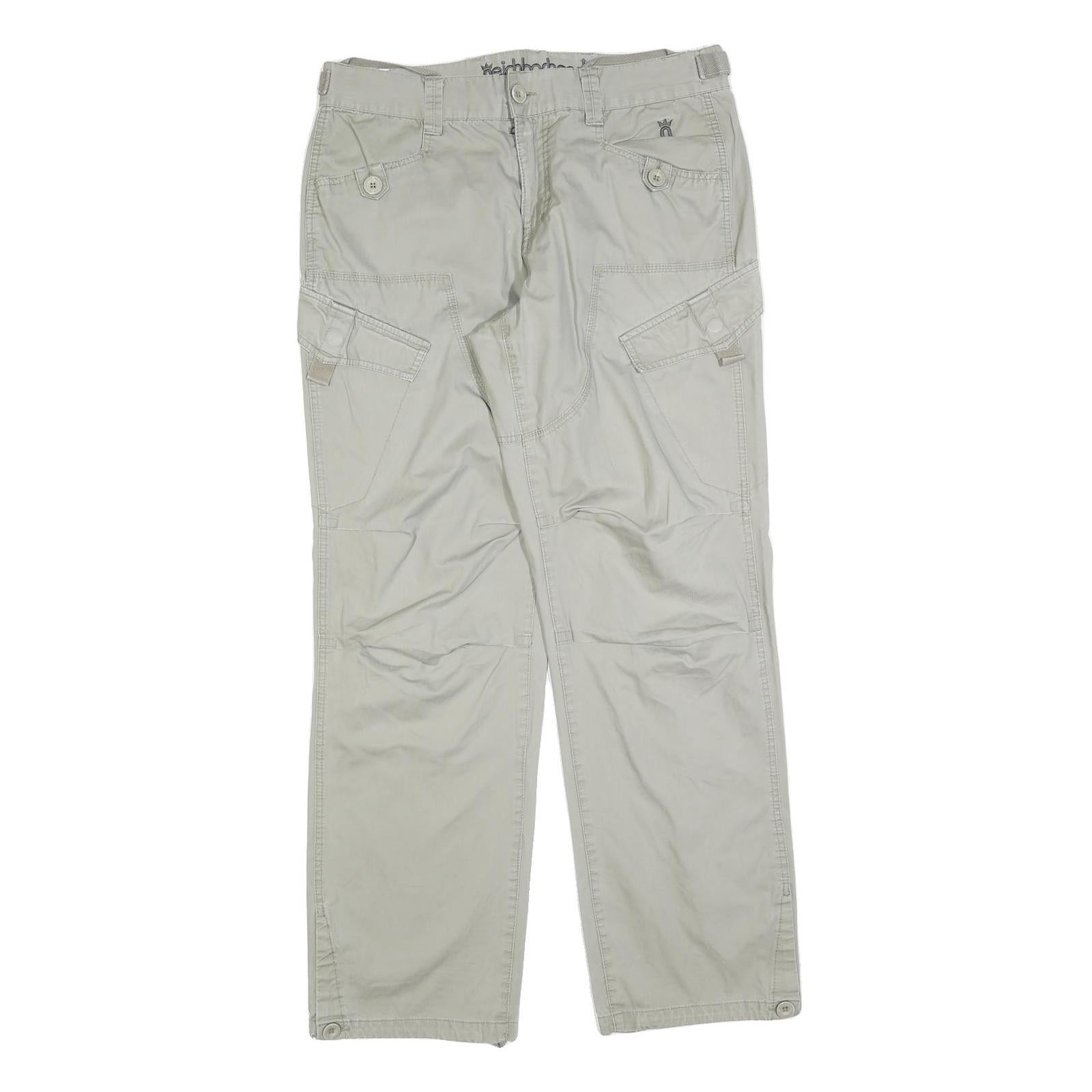 Buy NEIGHBORHOOD Womens Cotton Blend Beige Regular Straight Trousers W34 L34 Casual Refurbished - $23.39 NEIGHBORHOOD Womens Cotton Blend Beige Regular Straight Trousers W34 L34 Casual Refurbished - N/A refurbished available on Cerqular