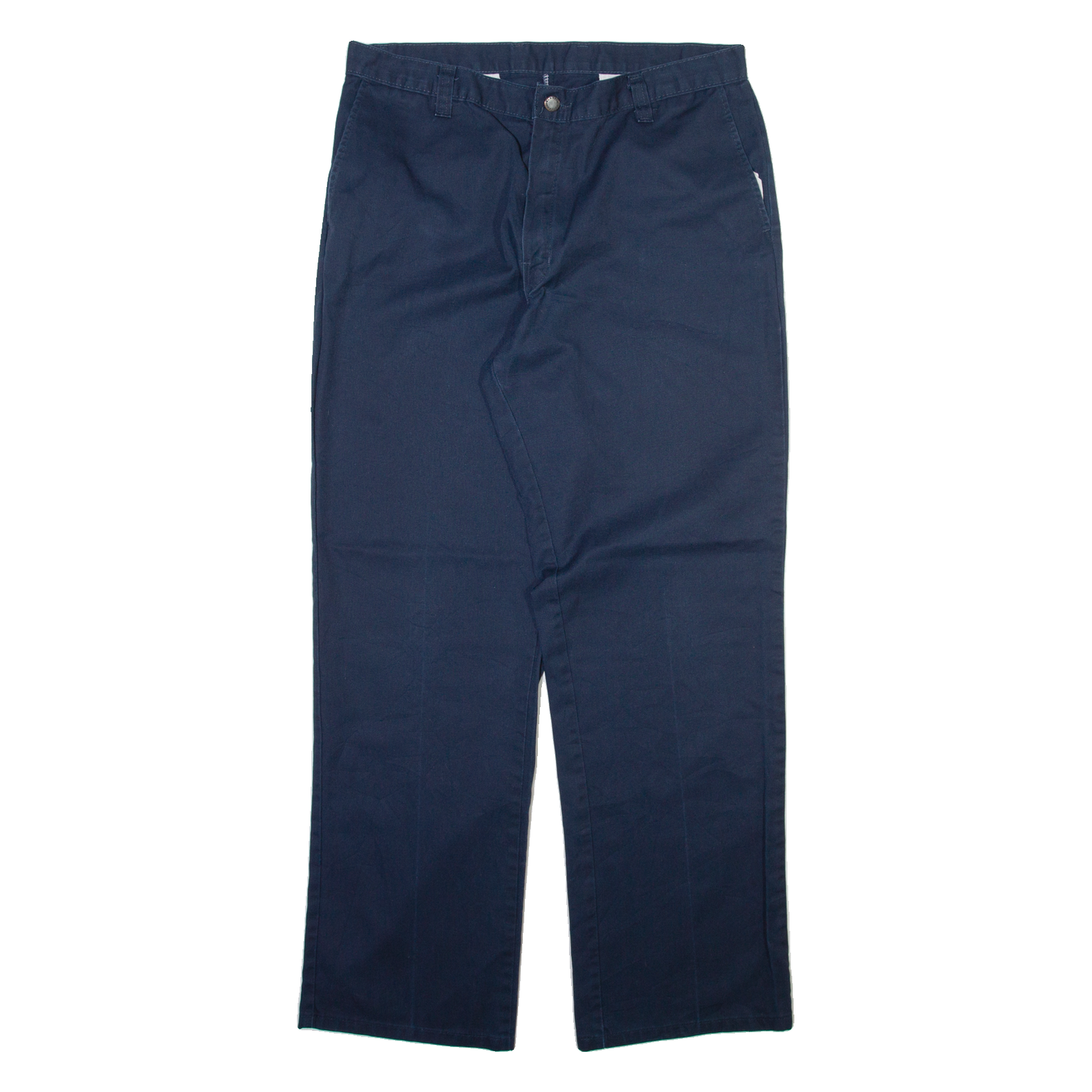 DICKIES Mens Trousers Blue Regular Straight W34 L31 Refurbished - N/A refurbished available on Cerqular