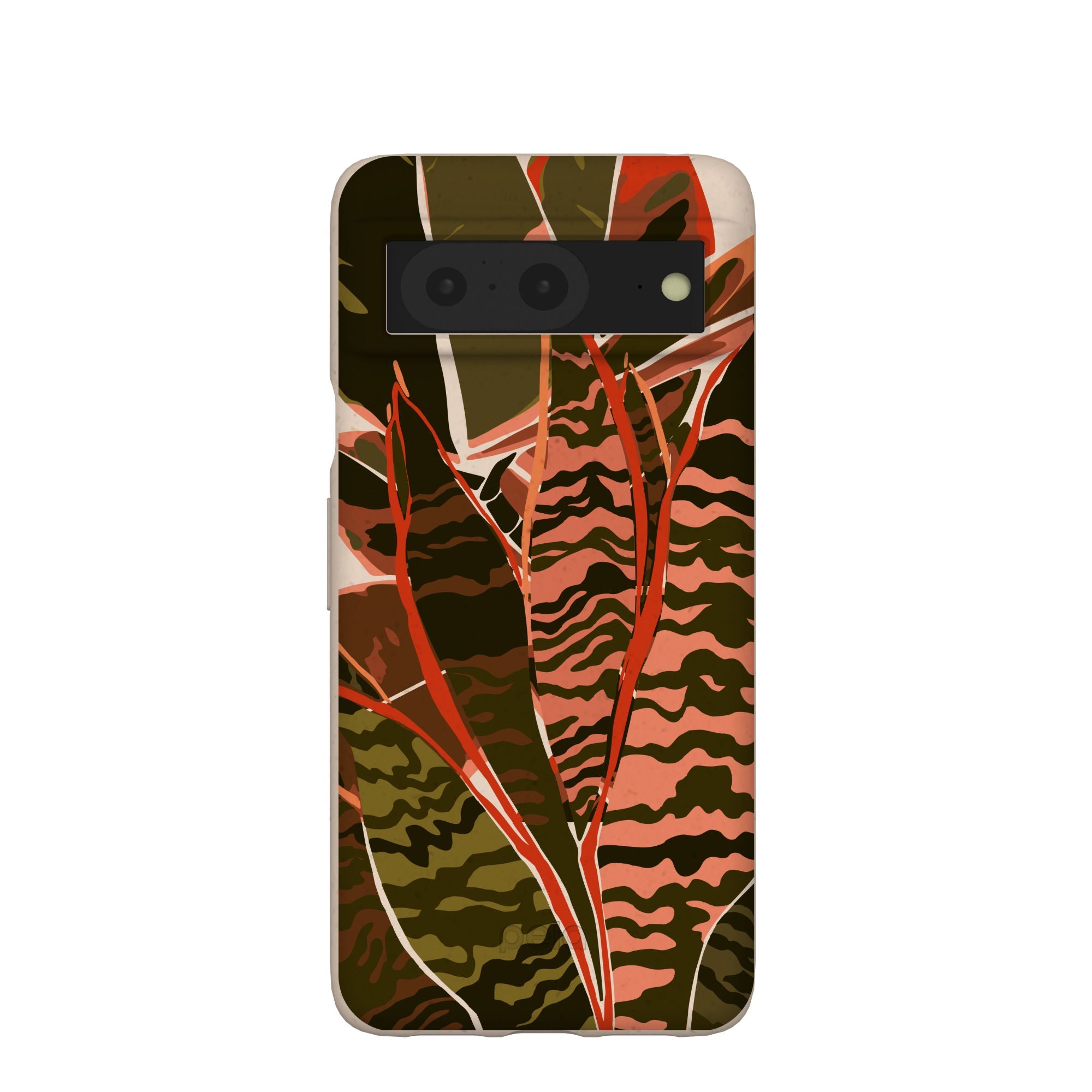 Seashell Foliage Google Pixel 8 Case Refurbished - Pela Case refurbished available on Cerqular