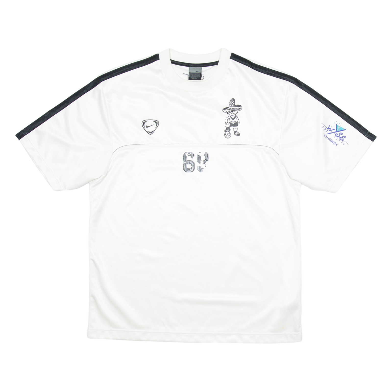 NIKE FC Hermaringen Mens Football Shirt Jersey White M Refurbished - N/A refurbished available on Cerqular