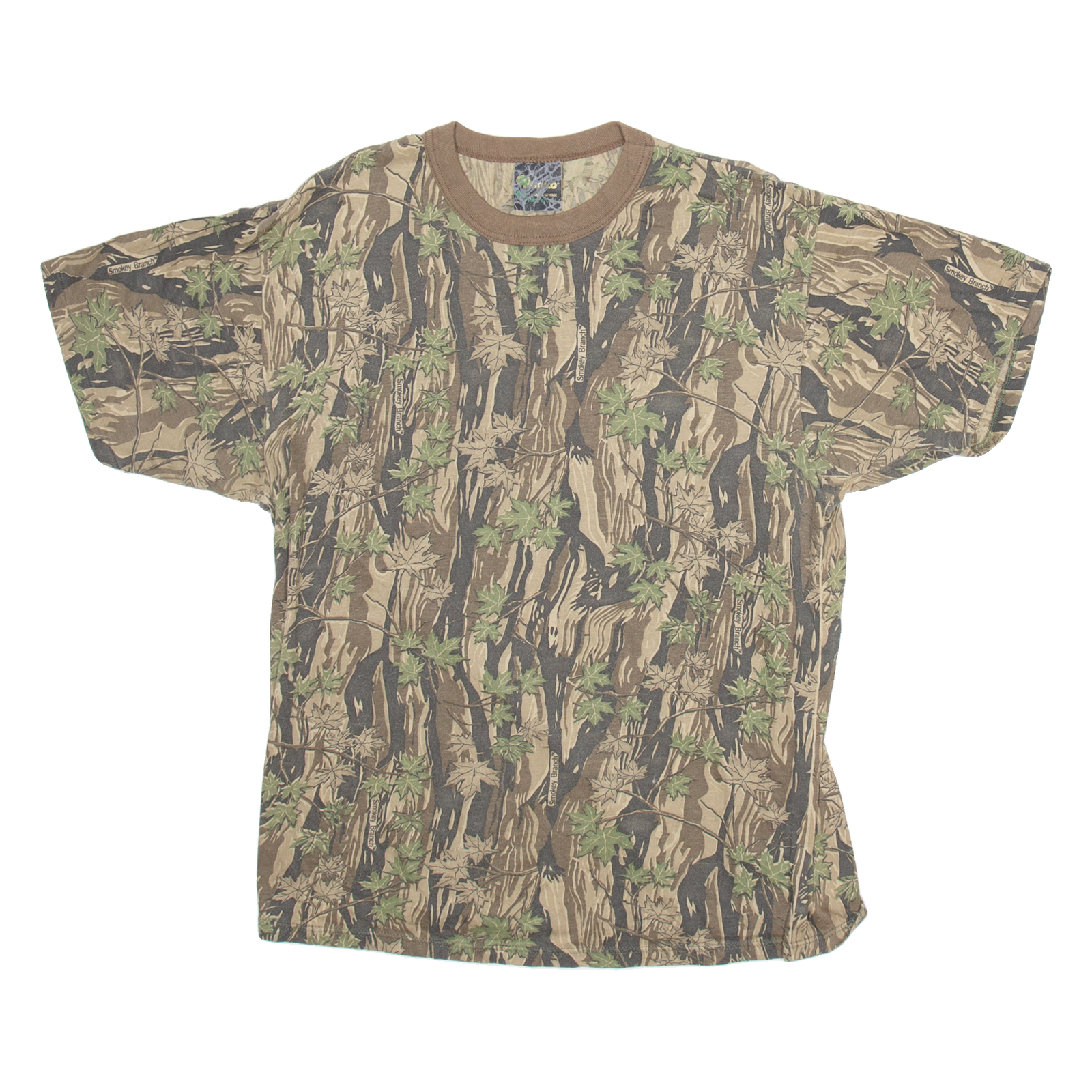 SMOKEY BRANCH Mens T-Shirt Green M Refurbished - N/A refurbished available on Cerqular