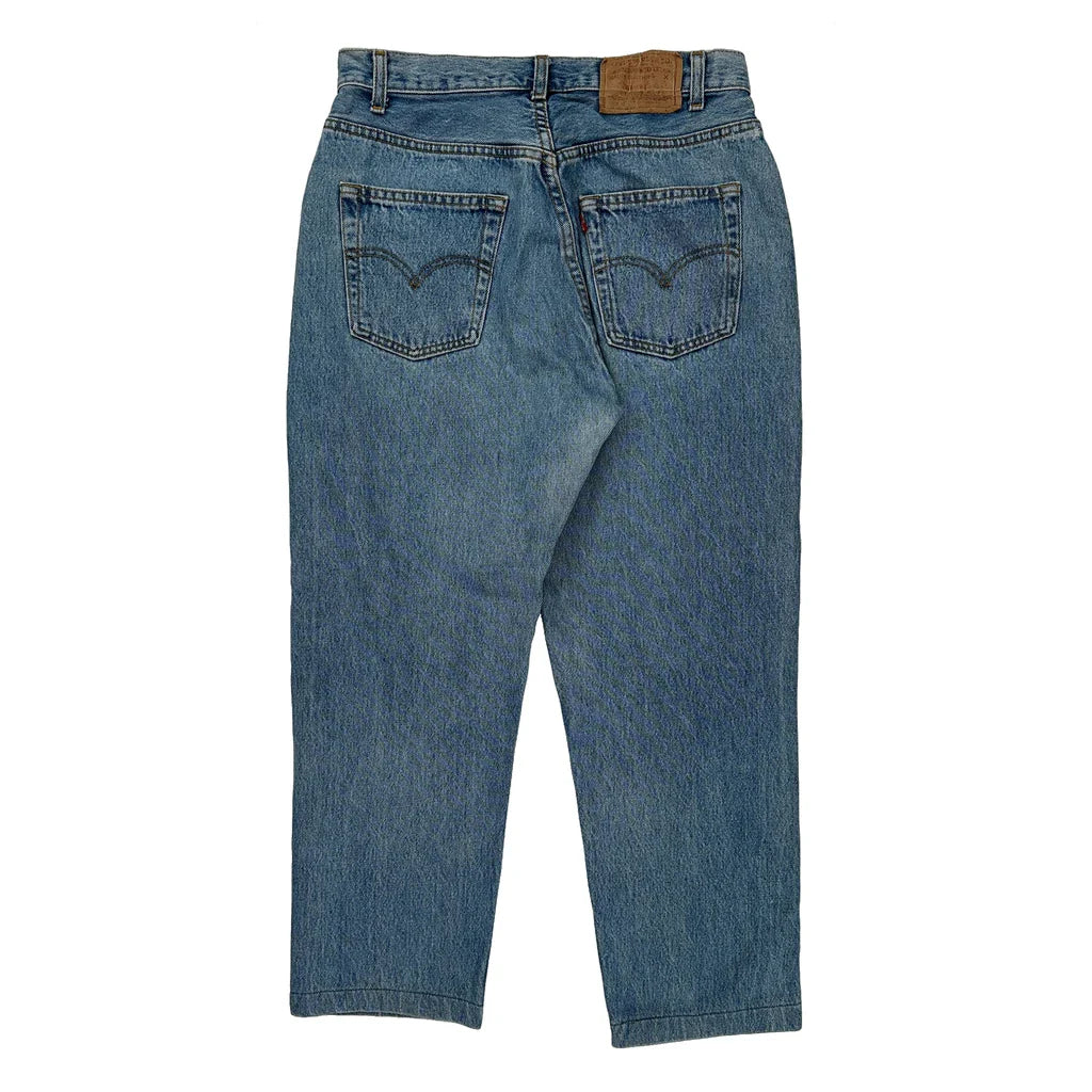 501 Levis Jeans - 28W UK 8 Blue Cotton Refurbished - Thrifted (note: this is a term often used to describe second- refurbished available on Cerqular