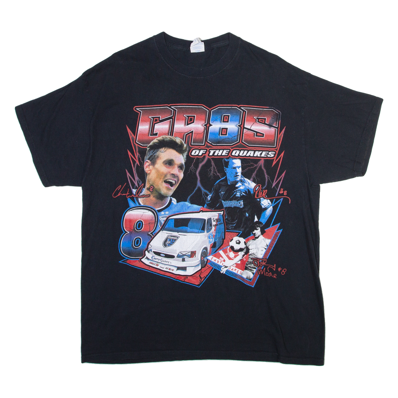 PORT & COMPANY Racing Mens T-Shirt Black XL Refurbished - N/A refurbished available on Cerqular