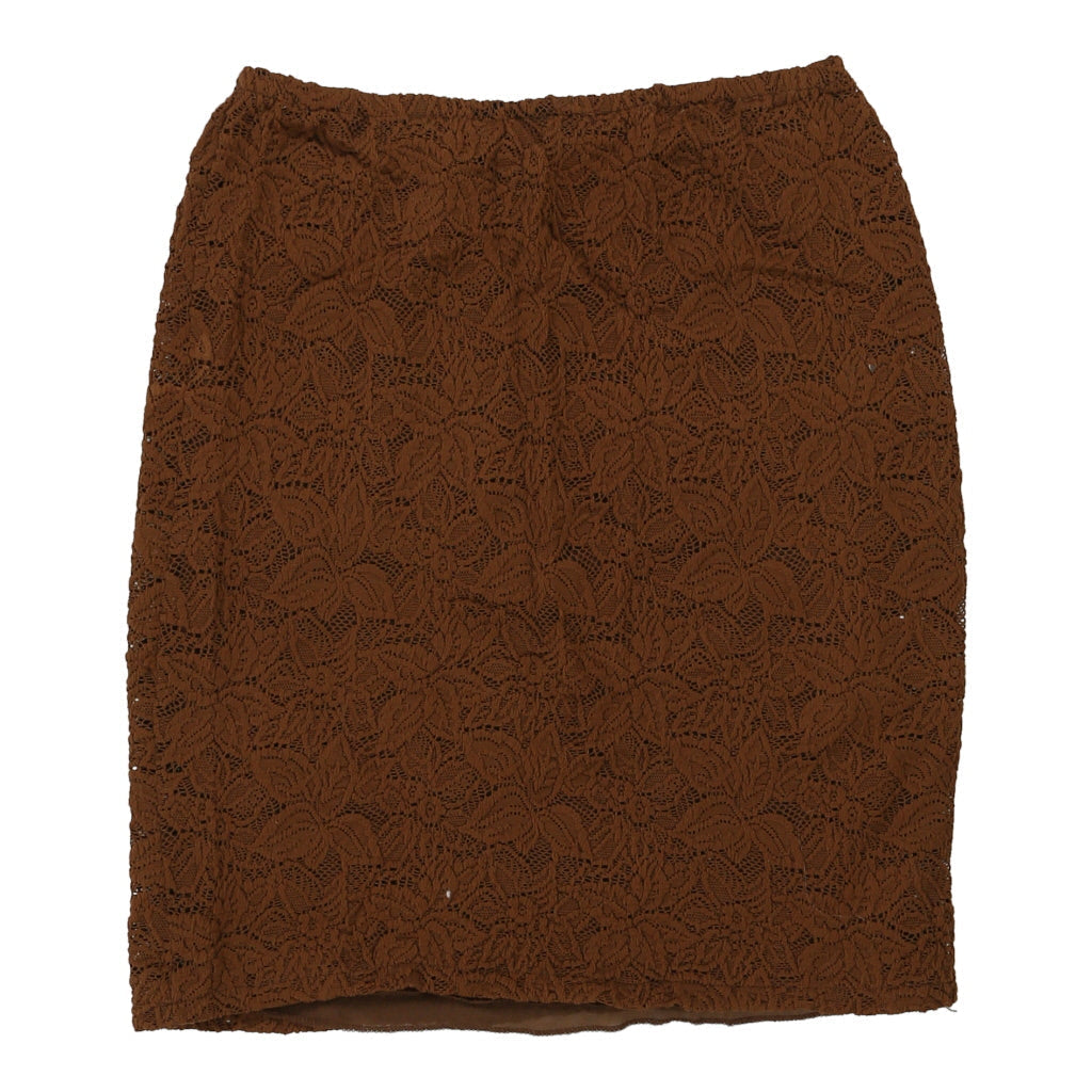 Lc Skirt - Small Brown Cotton Refurbished - Thrifted (note: this is a term often used to describe second- refurbished available on Cerqular