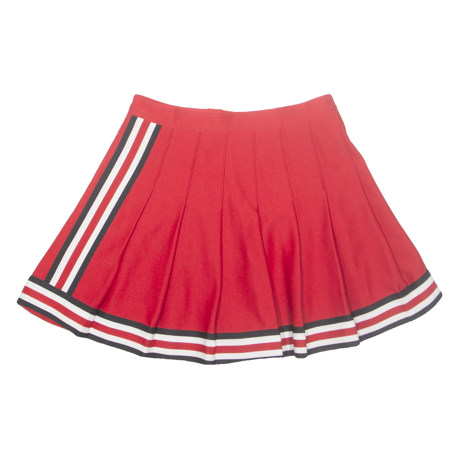 VARSITY Womens Pleated Skirt Red Short XS Refurbished - N/A refurbished available on Cerqular