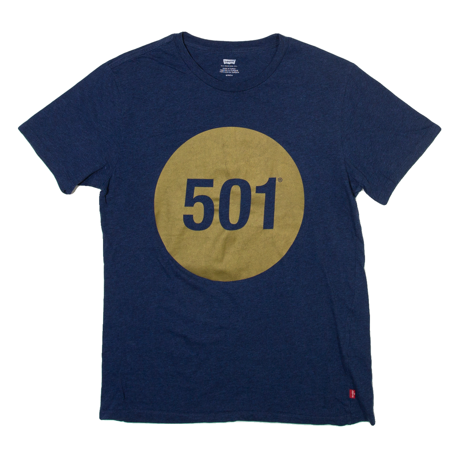 LEVI'S 501 Mens T-Shirt Blue S Refurbished - N/A refurbished available on Cerqular