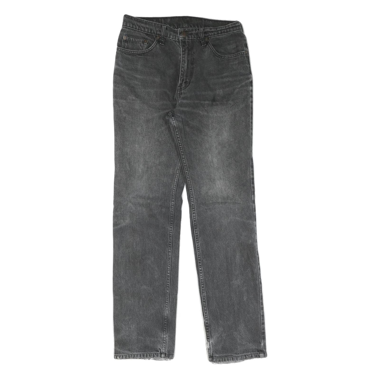 LEVI'S Mens Regular Fit Straight Denim Dark Grey W30 L32 Classic Cotton Zip Refurbished - N/A refurbished available on Cerqular