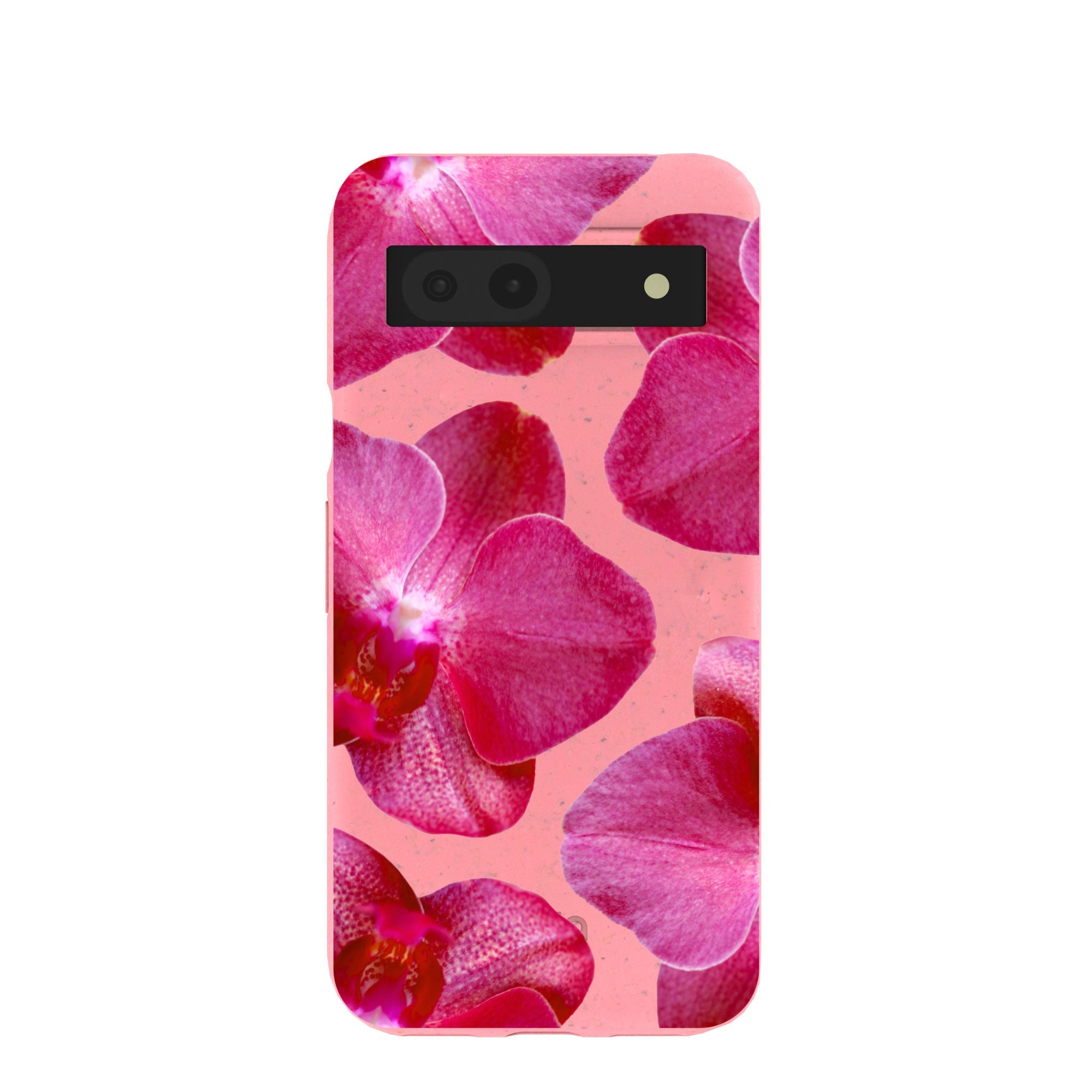 Bubblegum Pink Pink Orchids Google Pixel 8a Case Refurbished - Pela Case refurbished available on Cerqular