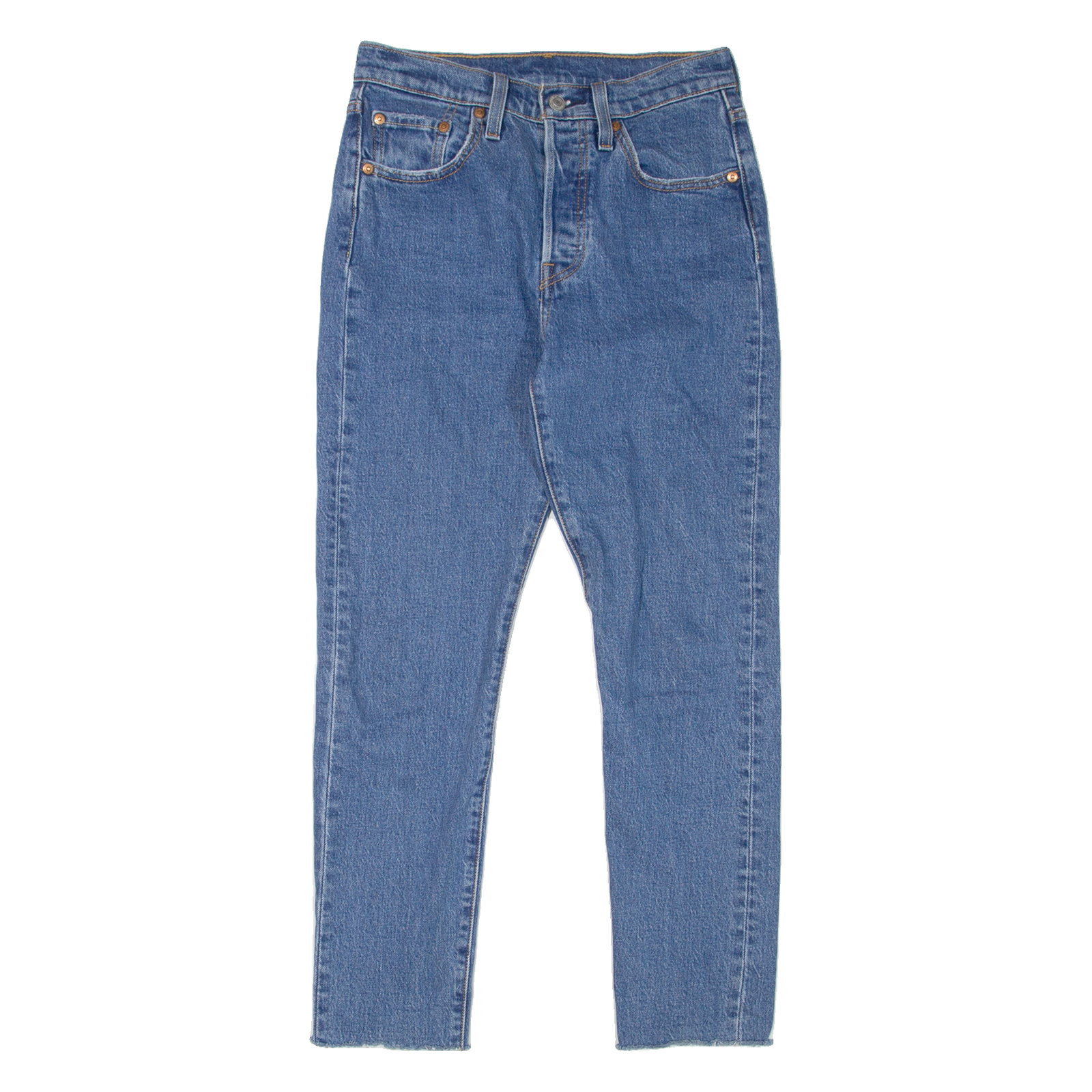 LEVI'S 501S Jeans Womens Blue Skinny Straight W25 L28 Refurbished - N/A refurbished available on Cerqular