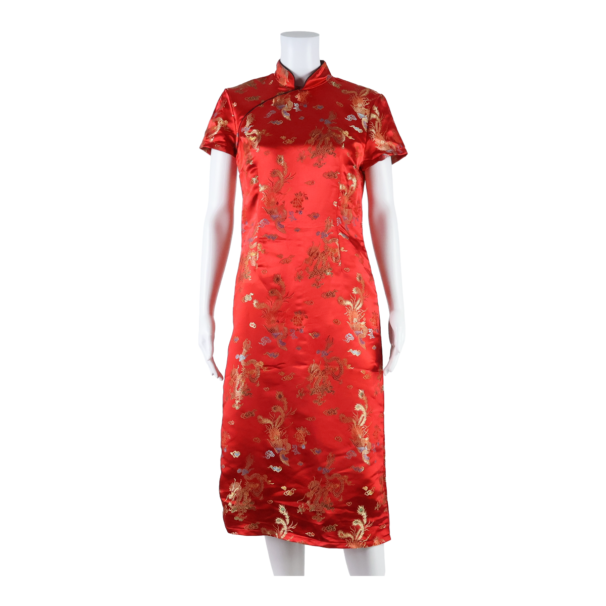 Buy CHARADES Eastern Inspired Dragon Womens Pencil Dress Red Crazy Pattern Midi M Refurbished - $27.29 CHARADES Eastern Inspired Dragon Womens Pencil Dress Red Crazy Pattern Midi M Refurbished - N/A refurbished available on Cerqular