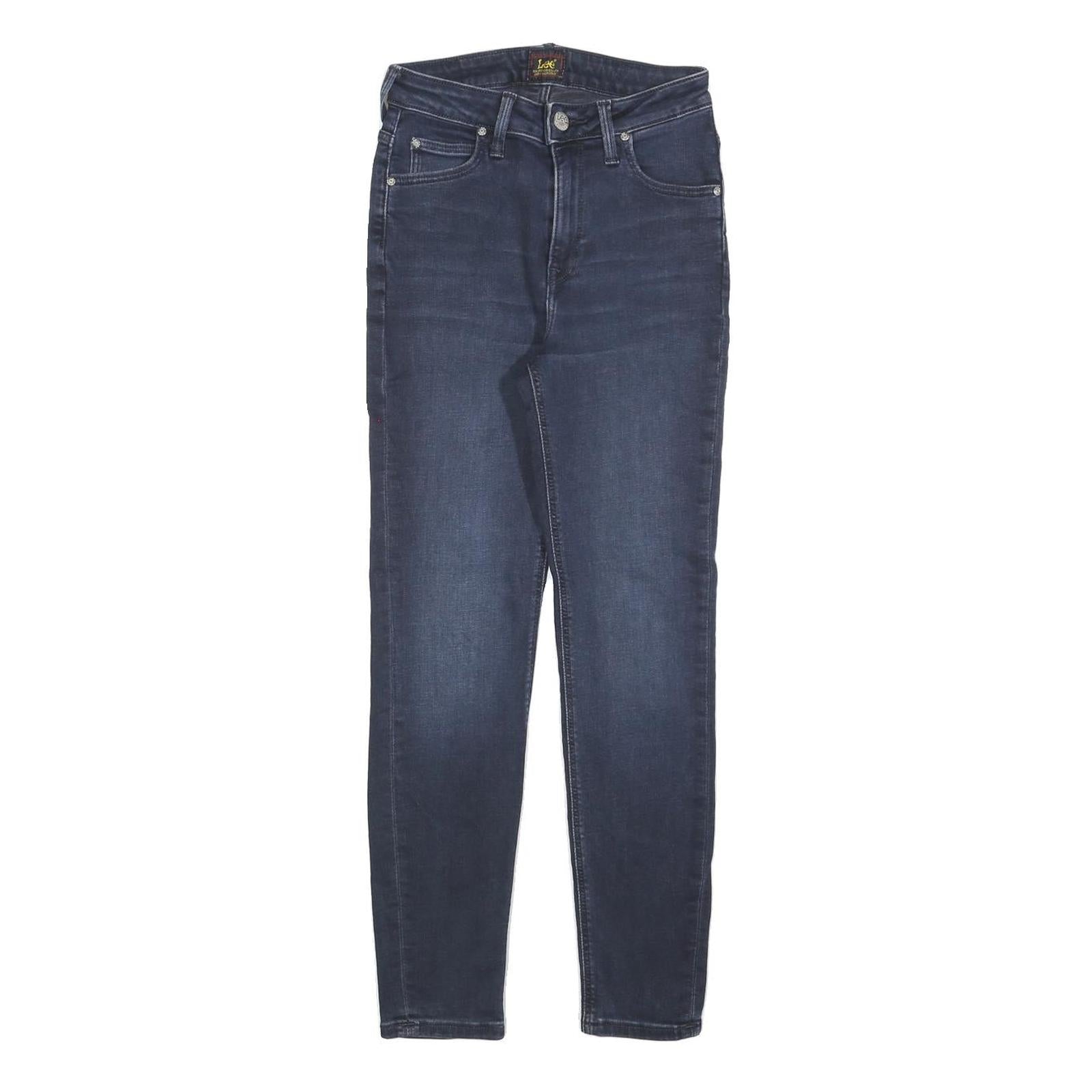 LEE Womens Slim Blue Denim Slim Skinny Jeans W22 L25 Classic Zip Cotton Blend Refurbished - N/A refurbished available on Cerqular