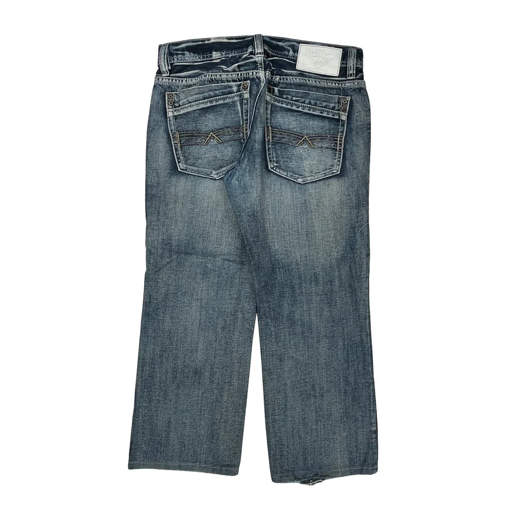 Buy Buffalo Jeans - 32W 26L Blue Cotton Refurbished - $84.41 Buffalo Jeans - 32W 26L Blue Cotton Refurbished - Thrifted (note: this is a term often used to describe second- refurbished available on Cerqular
