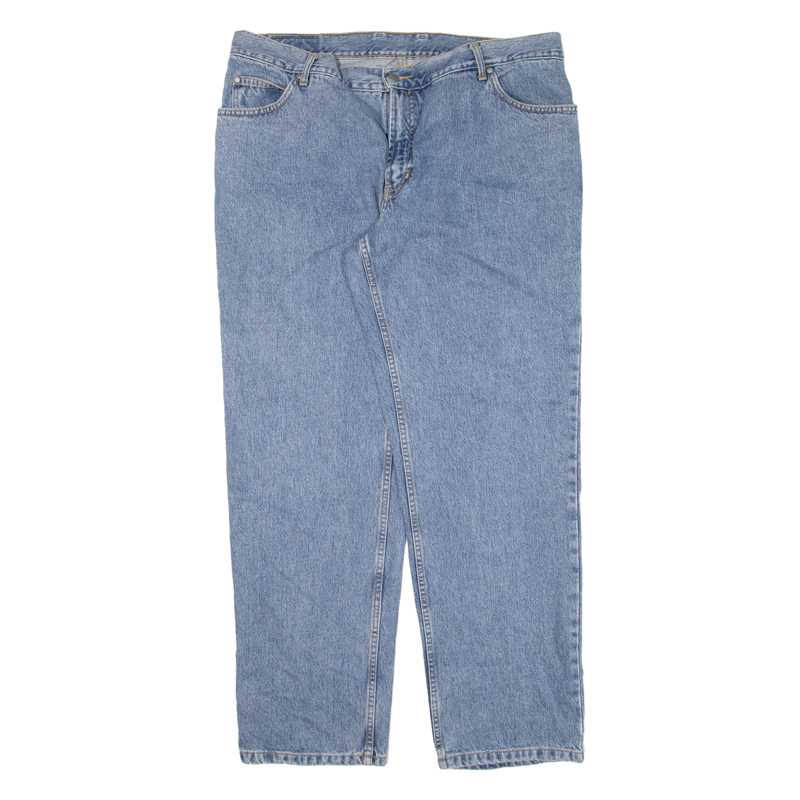 H.I.S Mens Jeans Blue Regular Straight W40 L32 Refurbished - N/A refurbished available on Cerqular