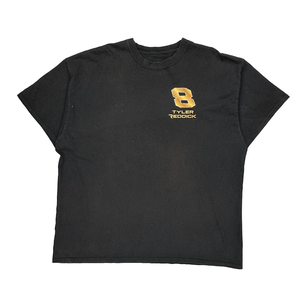 Tyler Reddick Nascar Nascar T-Shirt - 2XL Black Cotton Refurbished - Thrifted (note: this is a term often used to describe second- refurbished available on Cerqular