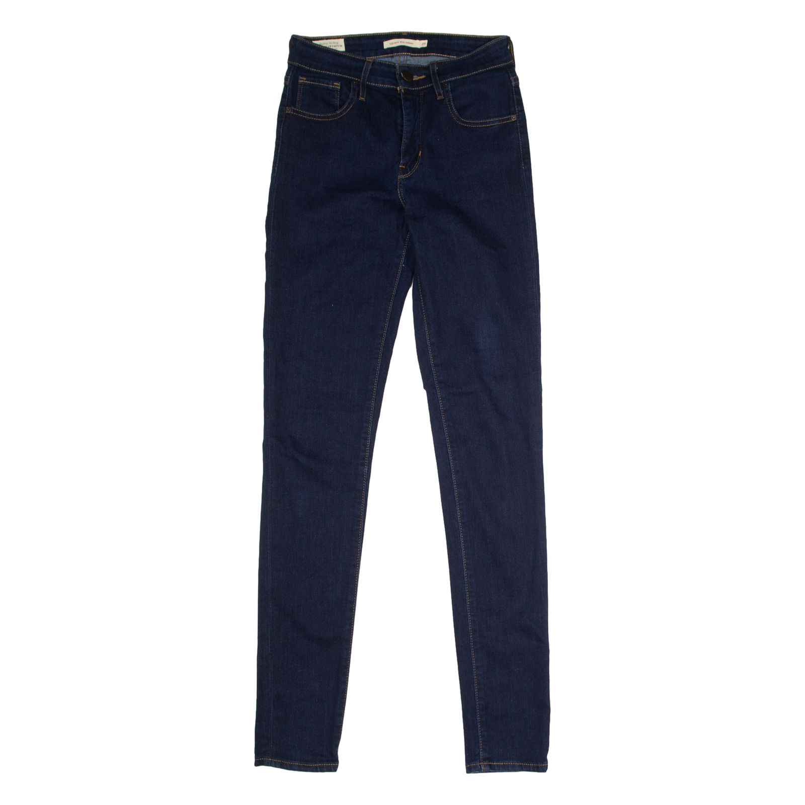 LEVI'S 721 High Rise Womens Jeans Blue Regular Skinny W26 L32 Refurbished - N/A refurbished available on Cerqular
