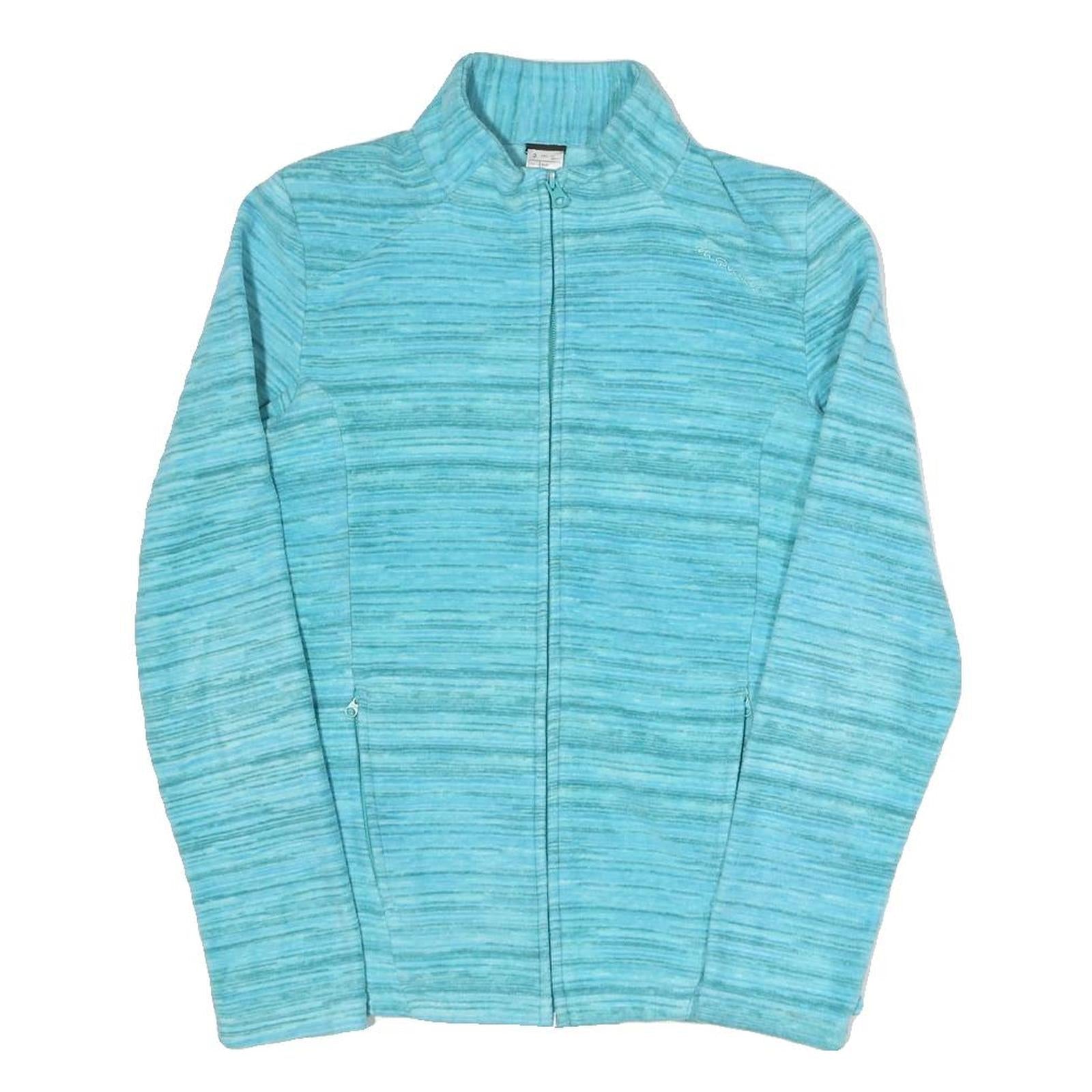 DECATHLON Womens Blue Polyester Blend Zip Jacket S Athletic Outdoor Casual Refurbished - N/A refurbished available on Cerqular