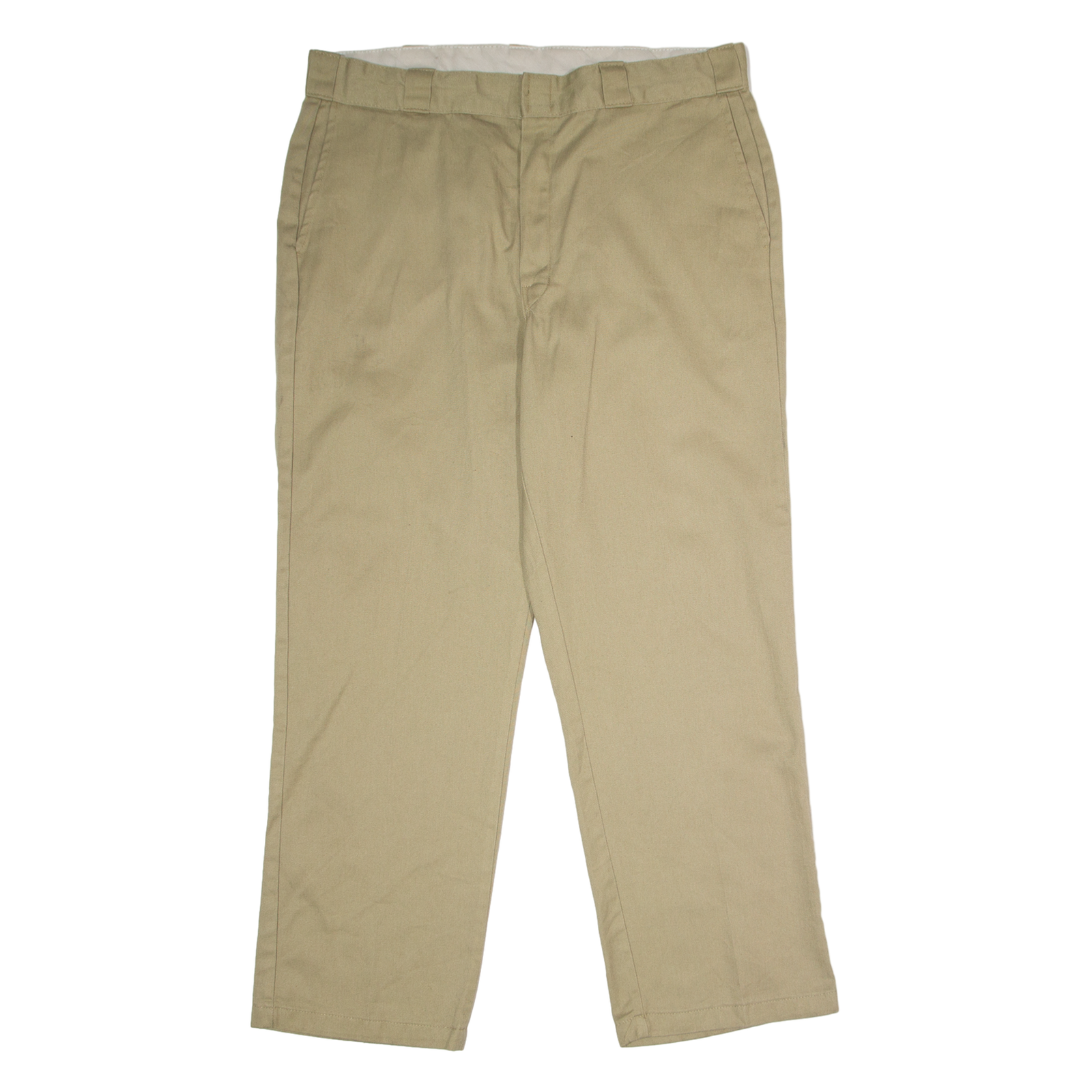 DICKIES Workwear Mens Twill Trousers Beige Regular Straight W38 L30 Refurbished - N/A refurbished available on Cerqular