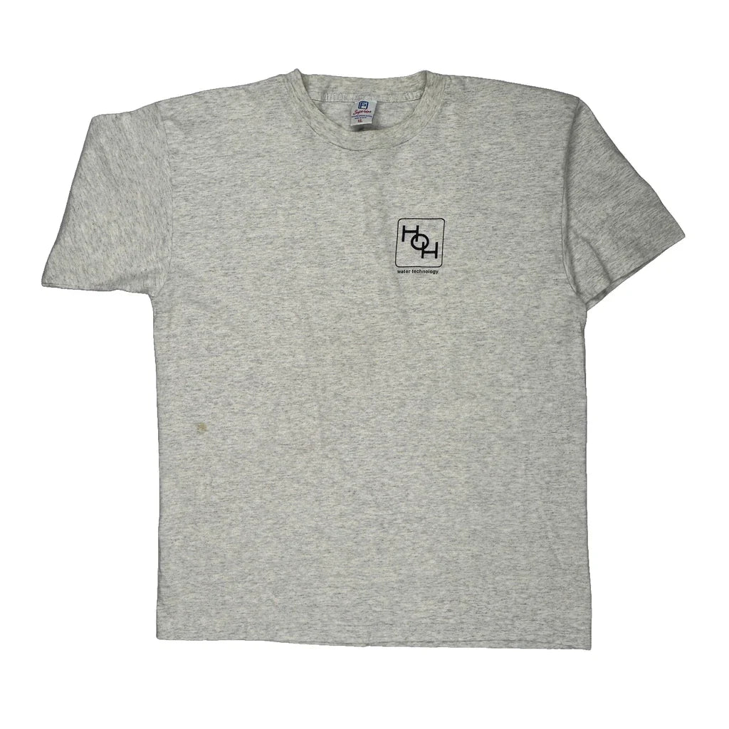 Unbranded T-Shirt - XL Grey Cotton Refurbished - Thrifted (note: this is a term often used to describe second- refurbished available on Cerqular