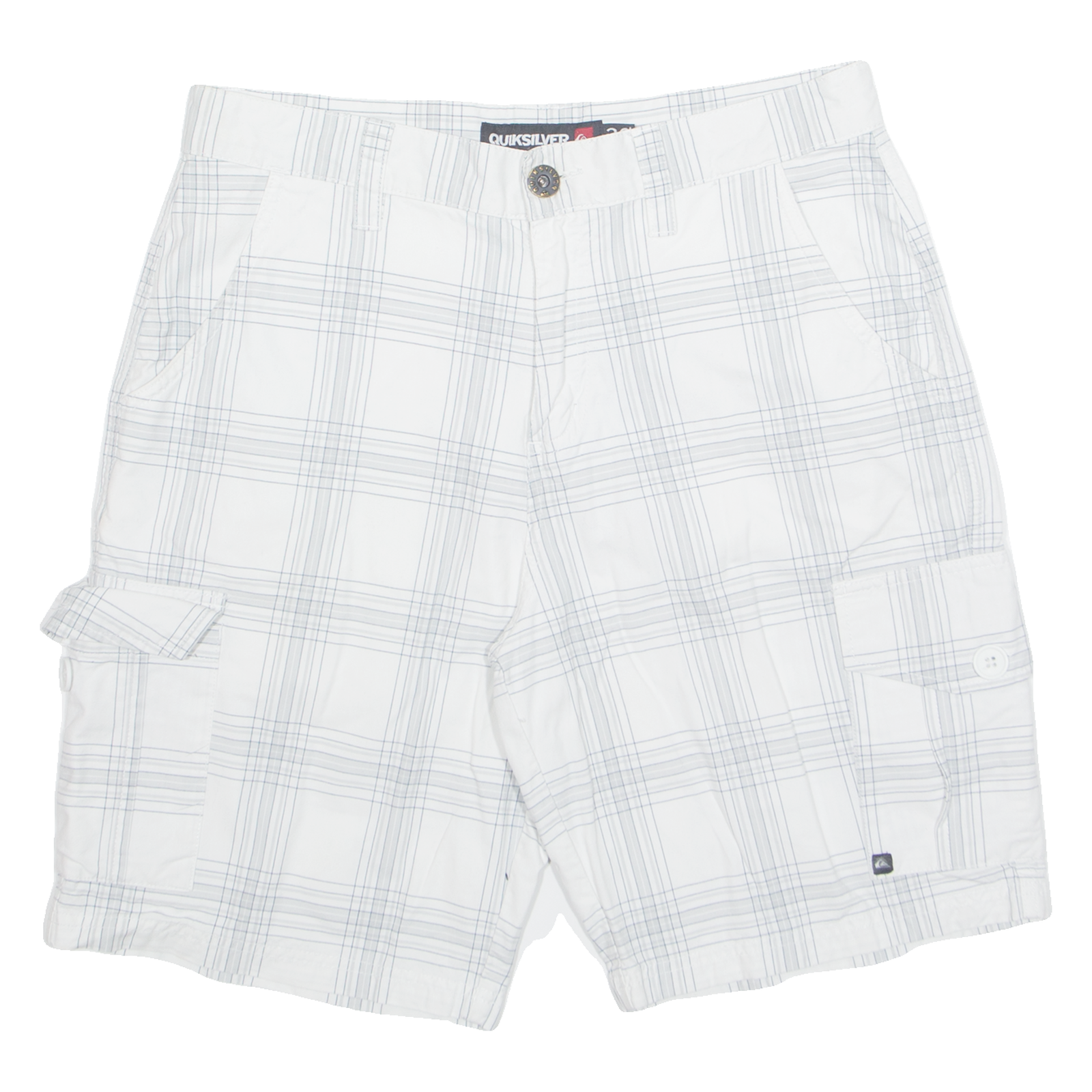 Buy QUIKSILVER Mens Cargo Shorts White Check M W30 Refurbished - $18.19 QUIKSILVER Mens Cargo Shorts White Check M W30 Refurbished - N/A refurbished available on Cerqular