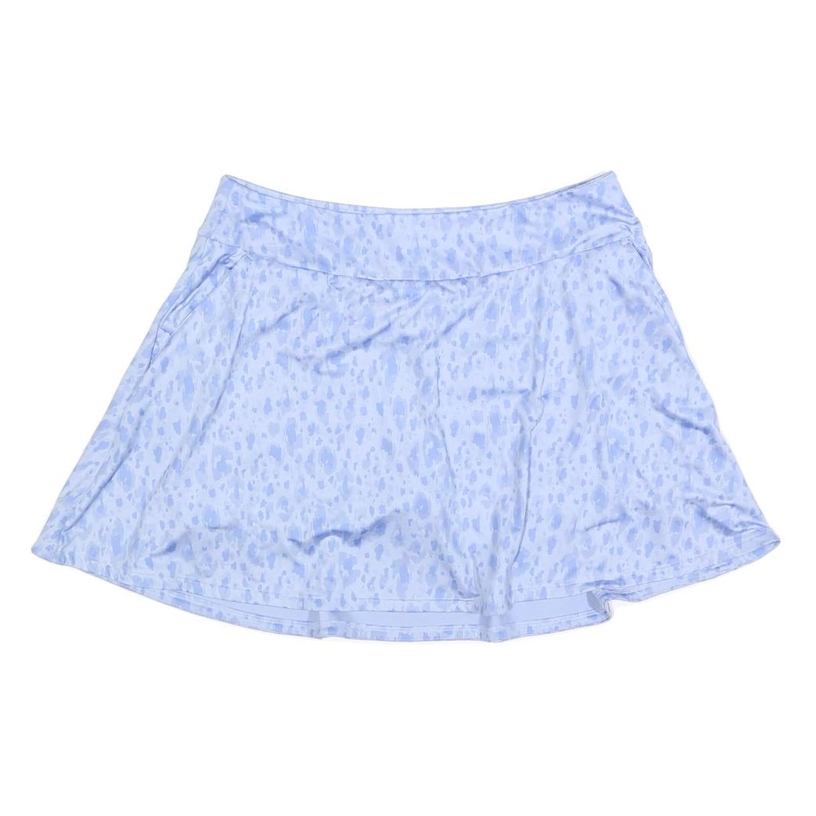 ADIDAS Womens Blue Polyester Blend Pleated Midi Skirt M Athletic Casual Refurbished - N/A refurbished available on Cerqular