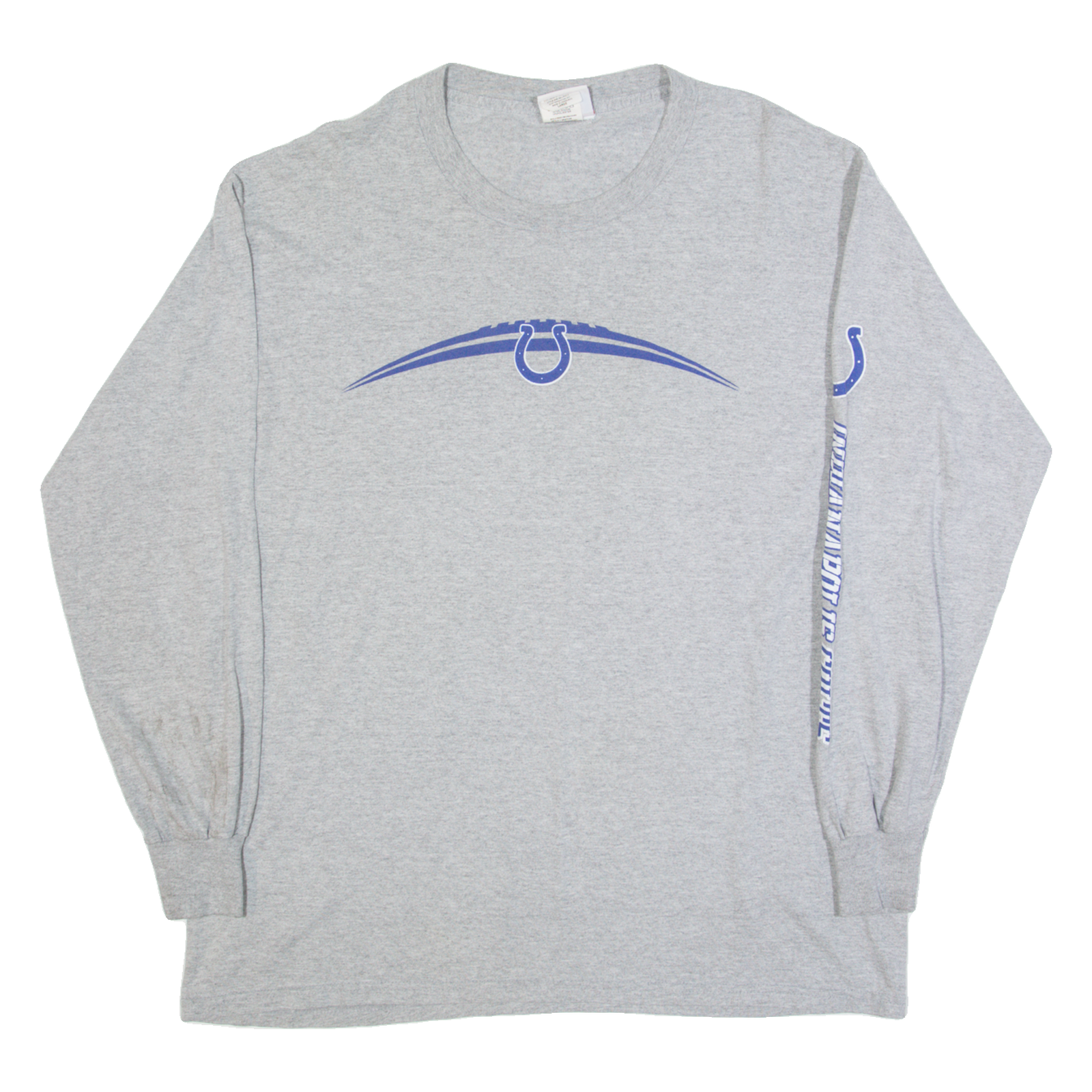 NFL Indianapolis Colts Mens T-Shirt Grey Long Sleeve USA L Refurbished - N/A refurbished available on Cerqular
