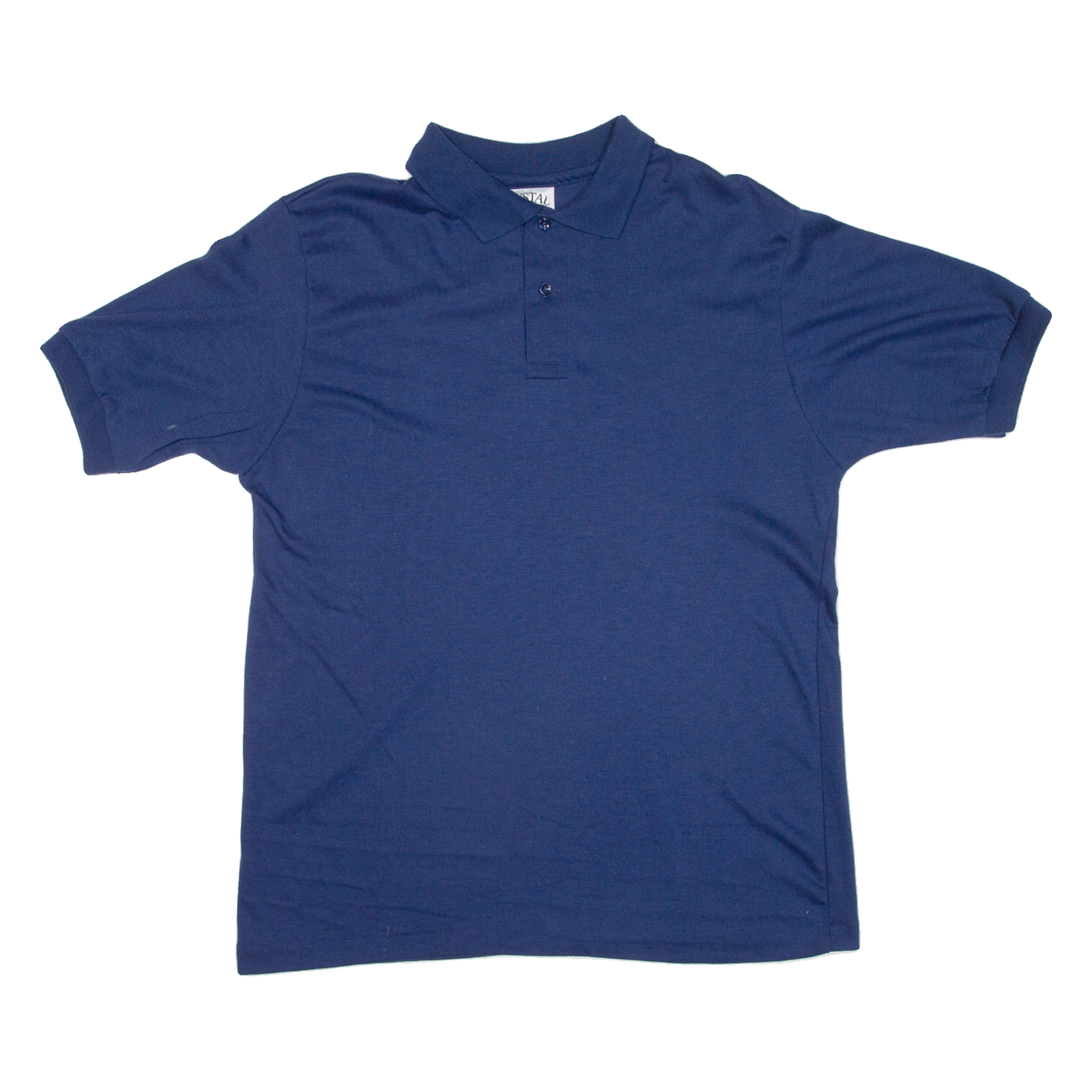 CRYSTAL SPRINGS Mens Polo Shirt Blue L Refurbished - N/A refurbished available on Cerqular