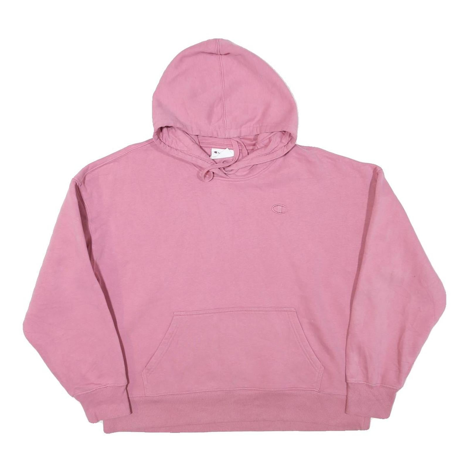 CHAMPION Womens Pink Pullover Hoodie M Casual Cotton Blend Sweatshirt Refurbished - N/A refurbished available on Cerqular