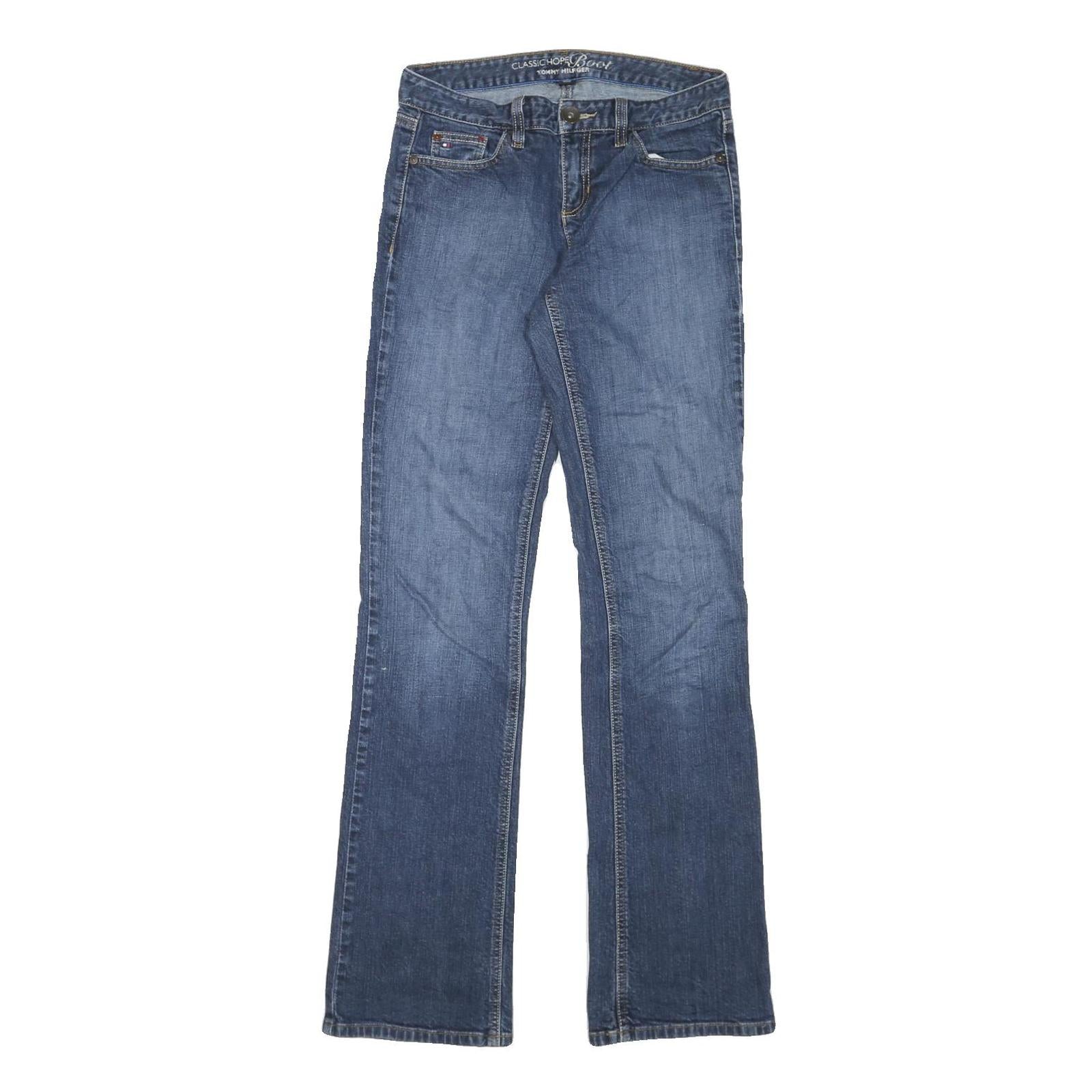 TOMMY HILFIGER Womens Regular Bootcut Denim Medium W28 L33 Classic Blue Jeans Refurbished - N/A refurbished available on Cerqular