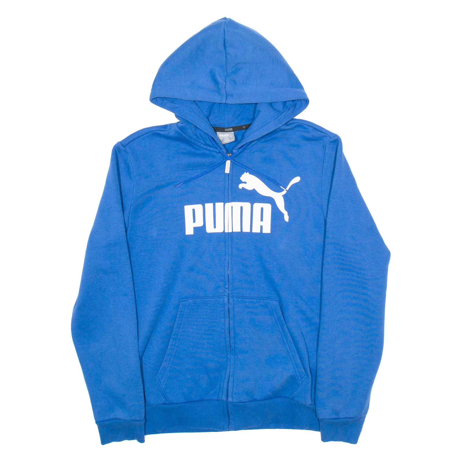 PUMA Mens Blue Hoodie Full Zip S Refurbished - N/A refurbished available on Cerqular
