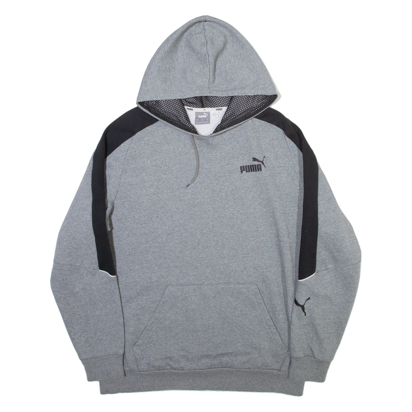 PUMA Mens Grey Hoodie L Refurbished - N/A refurbished available on Cerqular