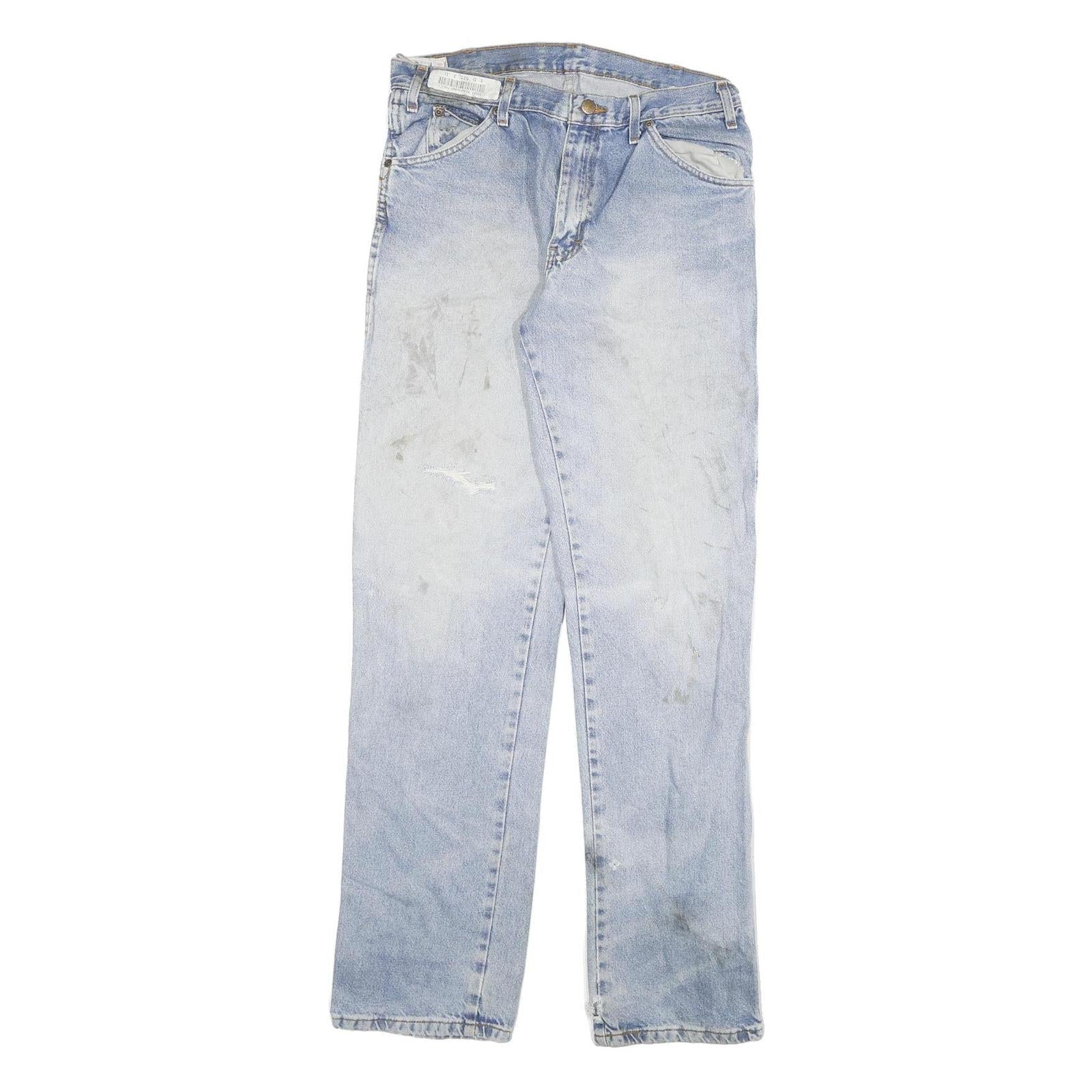DICKIES Mens Regular Fit Blue Denim Jeans W30 L34 Zip Closure Classic Style Refurbished - N/A refurbished available on Cerqular