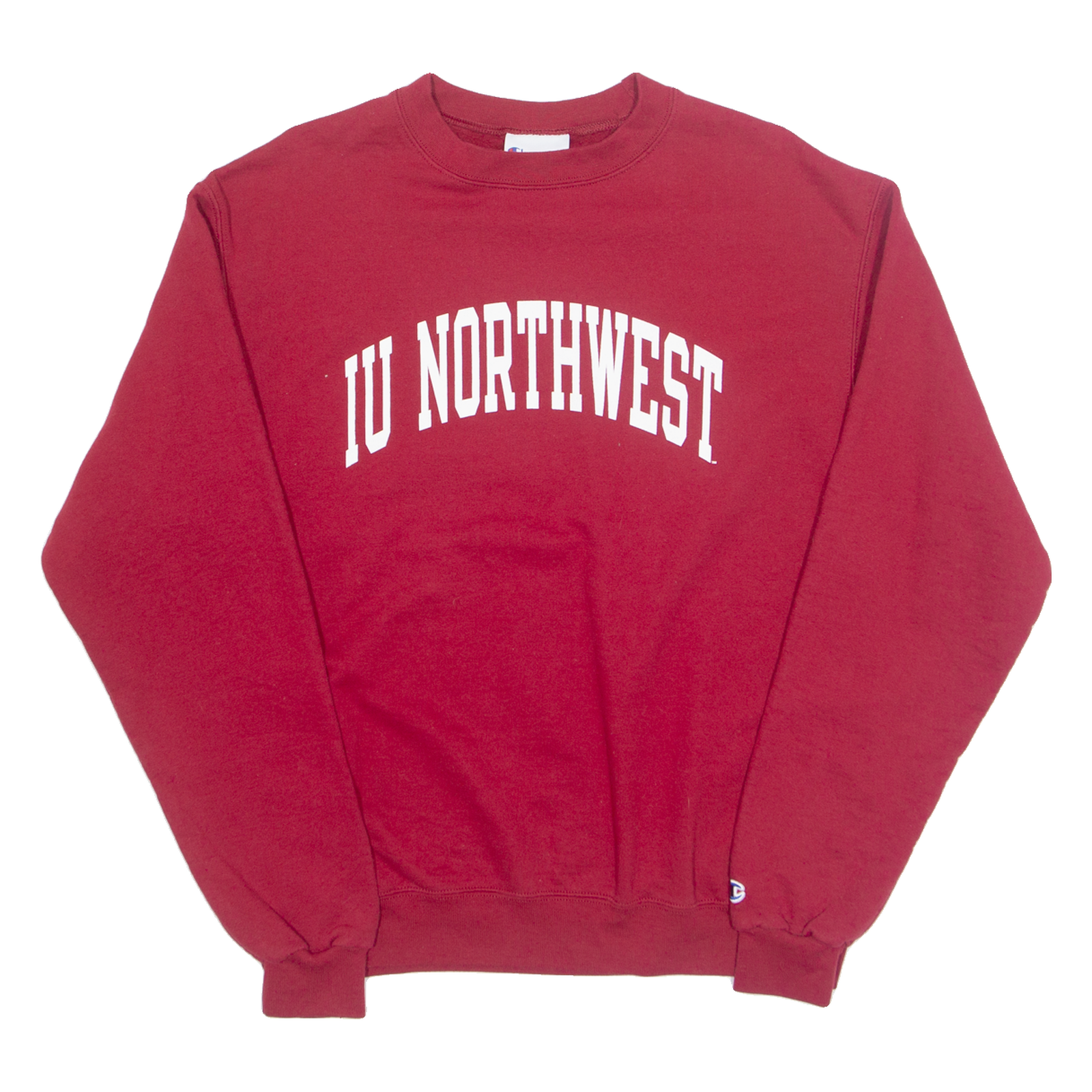 CHAMPION IU NORTHWEST Mens Sweatshirt Red USA M Refurbished - N/A refurbished available on Cerqular