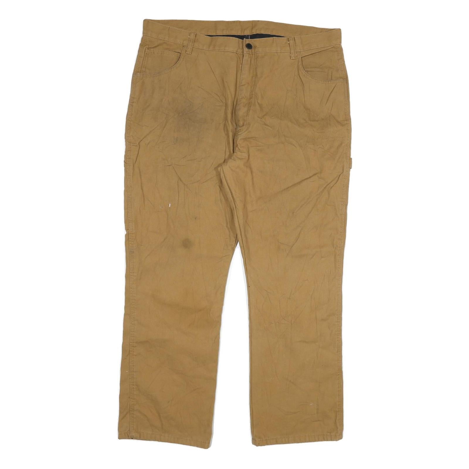 DICKIES Mens Beige Regular Fit Straight Leg Denim Jeans W40 L30 Classic Cotton Refurbished - N/A refurbished available on Cerqular