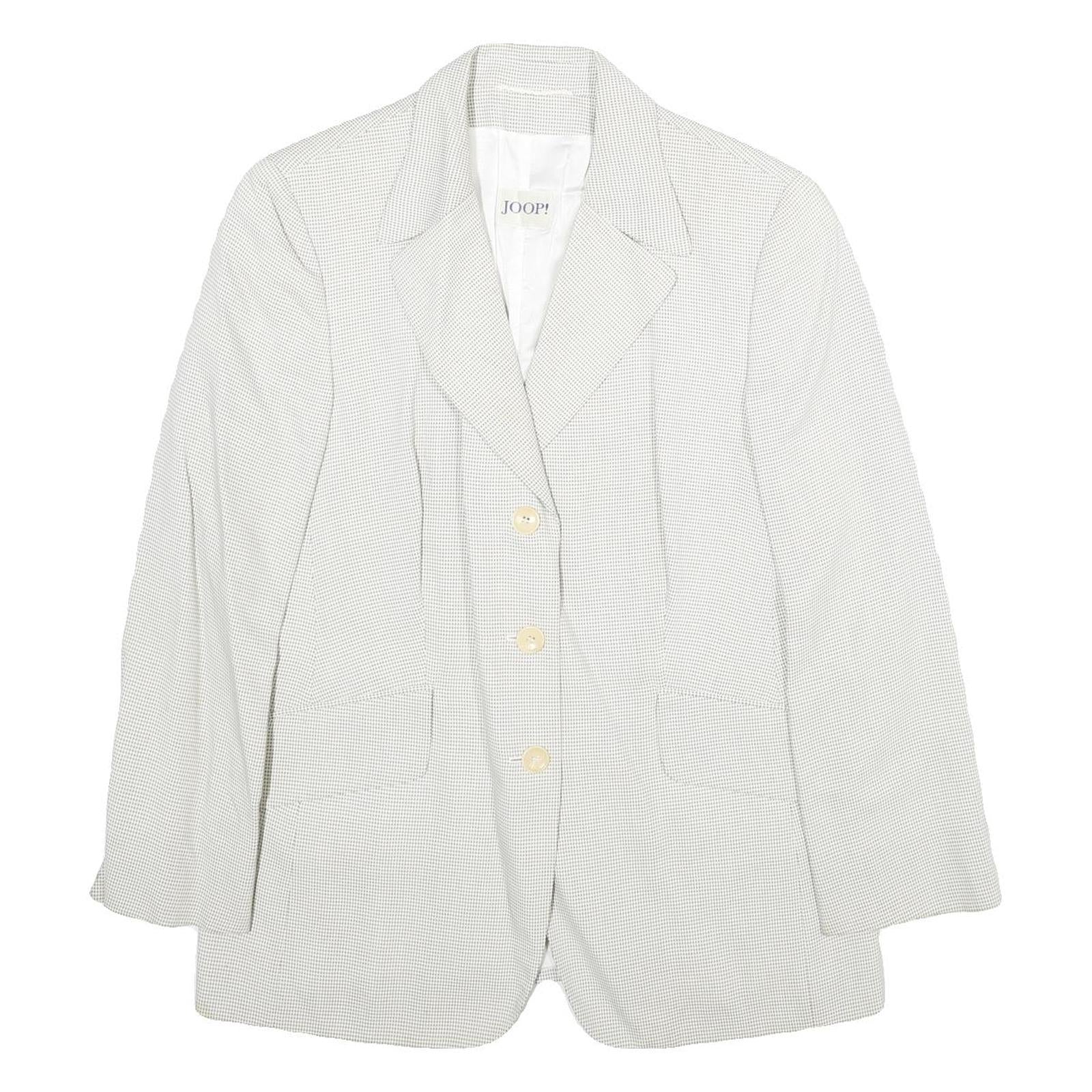 Buy JOOP! Womens White Jacket UK 14 Viscose Blend Button Closure Regular Fit Plain Refurbished - $58.49 JOOP! Womens White Jacket UK 14 Viscose Blend Button Closure Regular Fit Plain Refurbished - N/A refurbished available on Cerqular