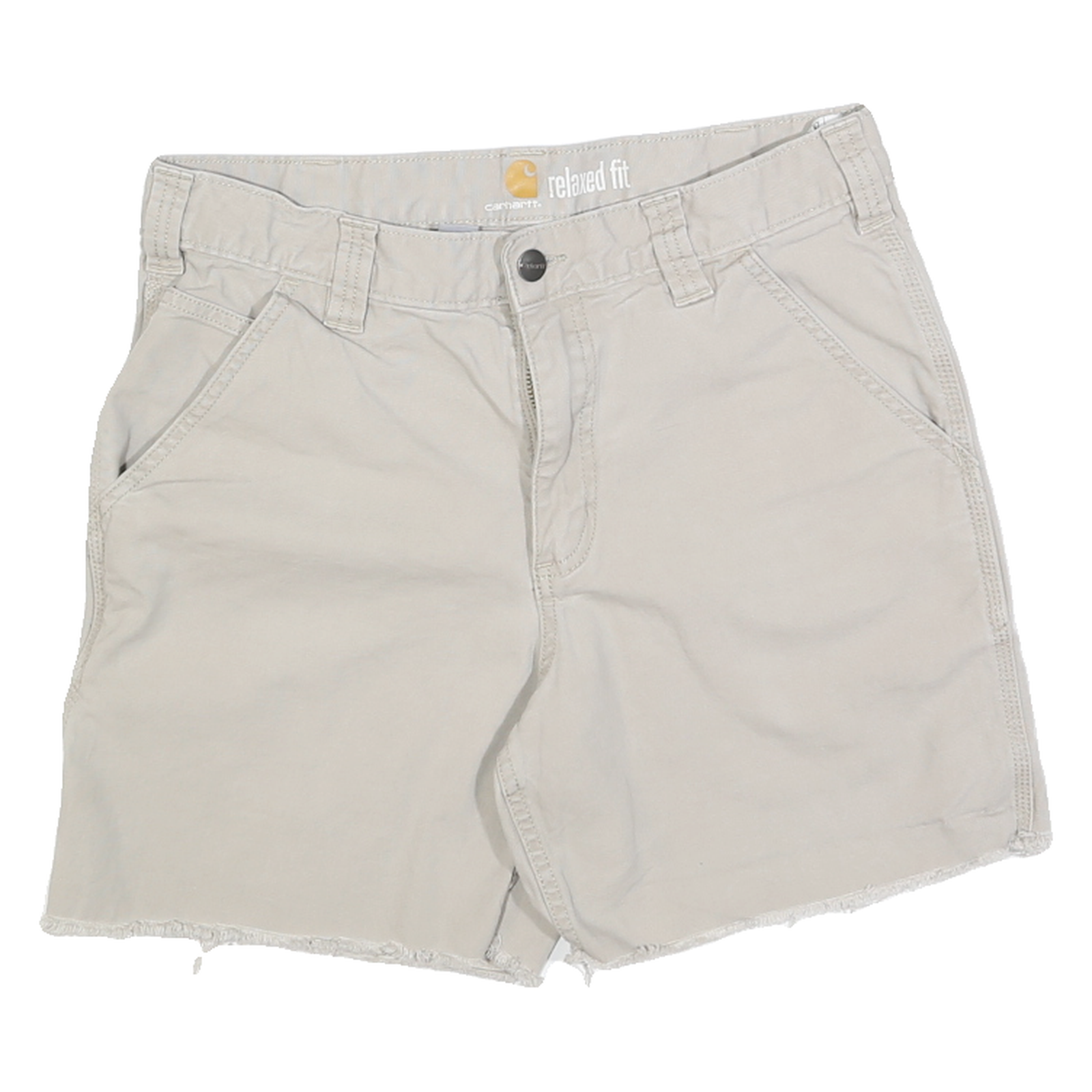 CARHARTT Womens Shorts Beige Casual Relaxed Fit M W32 Cotton Blend Workwear Refurbished - N/A refurbished available on Cerqular