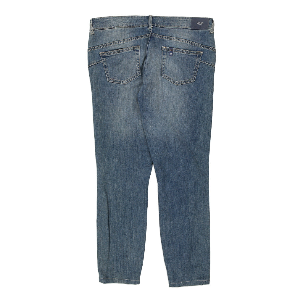 Liu Jo Jeans - 33W UK 12 Blue Cotton Refurbished - Thrifted (note: this is a term often used to describe second- refurbished available on Cerqular