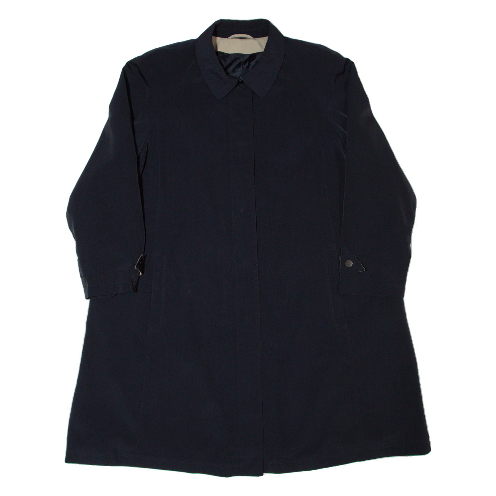 Womens Trench Coat Blue 90s L Refurbished - N/A refurbished available on Cerqular