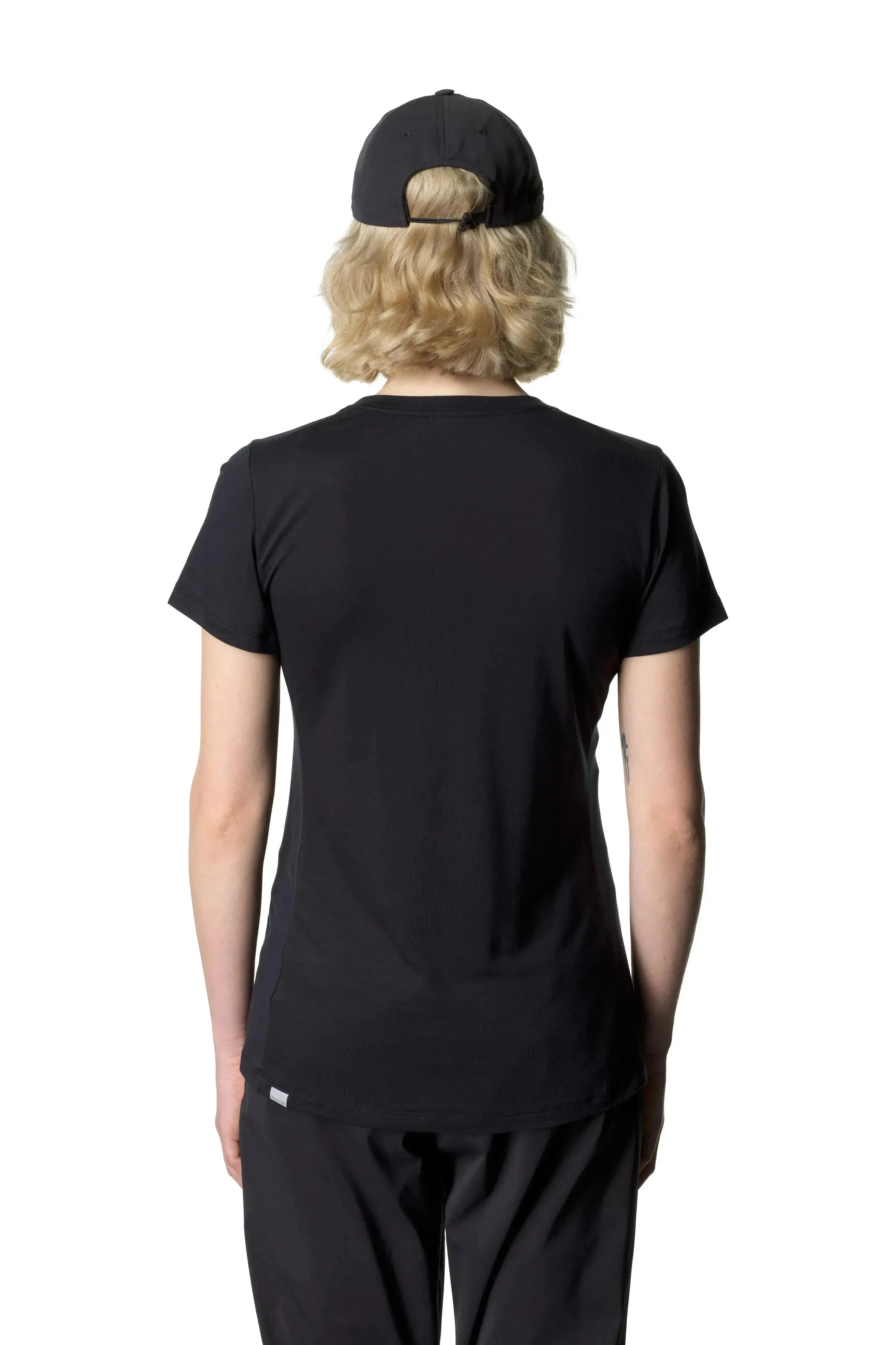 W's Tree Tee | Color: true black | Size: L Refurbished - Houdini Sportswear refurbished available on Cerqular
