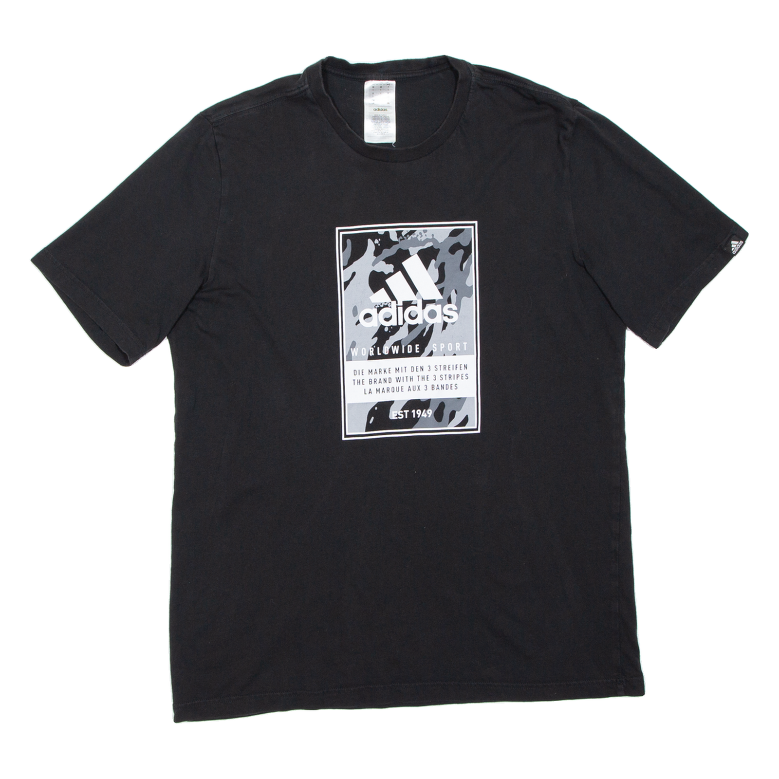 Buy ADIDAS Mens T-Shirt Black L Refurbished - $15.59 ADIDAS Mens T-Shirt Black L Refurbished - N/A refurbished available on Cerqular
