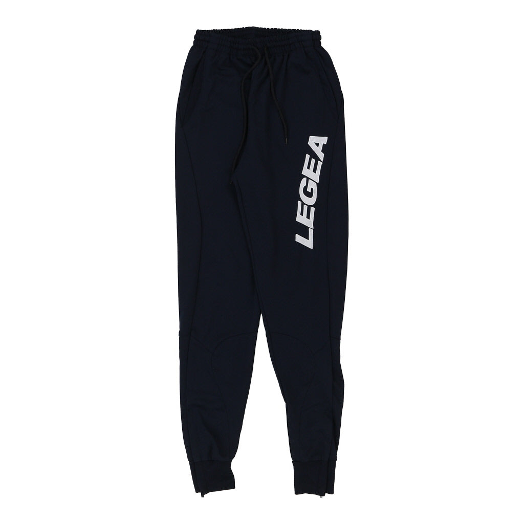 Legea Joggers - Small Navy Cotton Blend Refurbished - Thrifted (note: this is a term often used to describe second- refurbished available on Cerqular