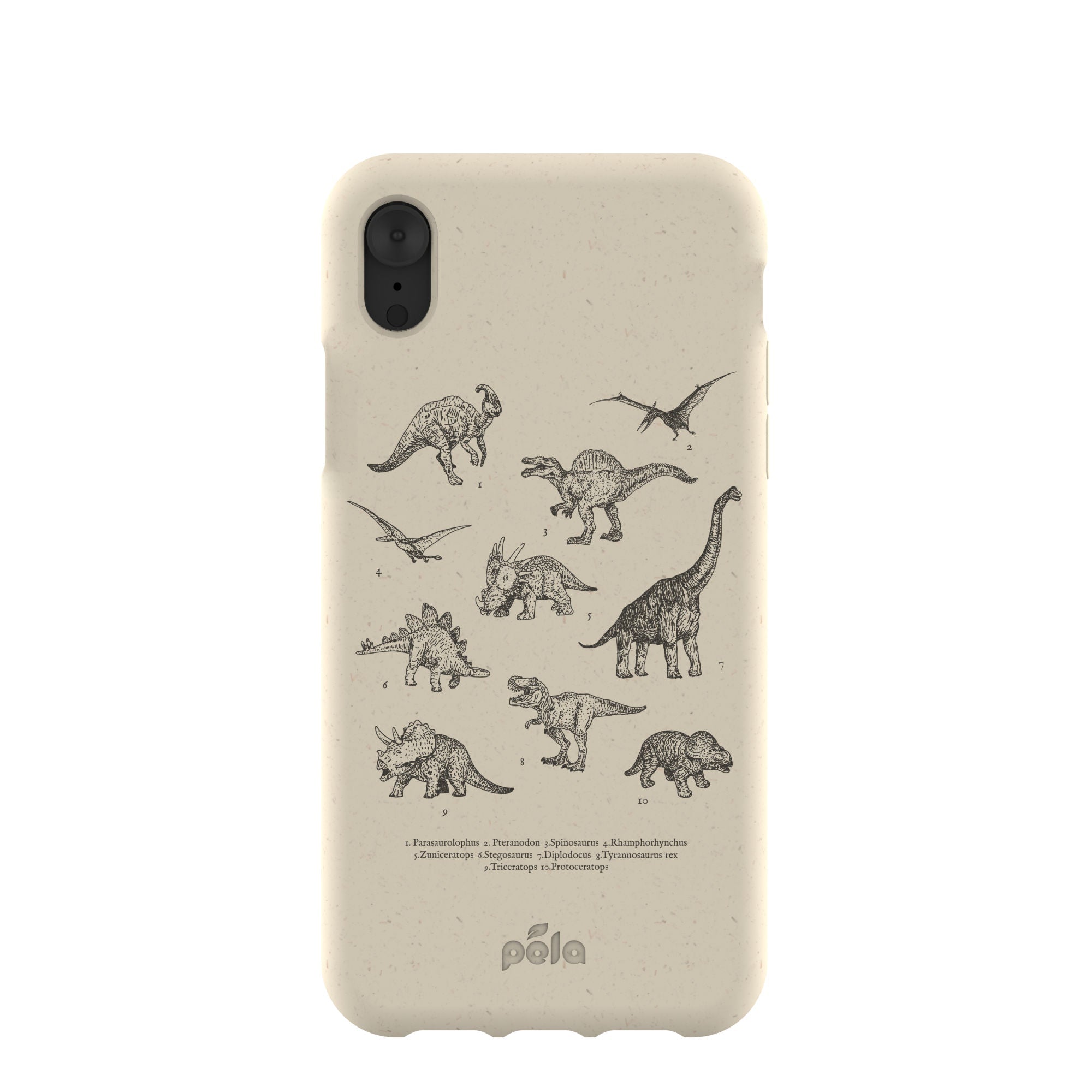 London Fog Dinosaurology iPhone XR Case Refurbished - Pela Case refurbished available on Cerqular