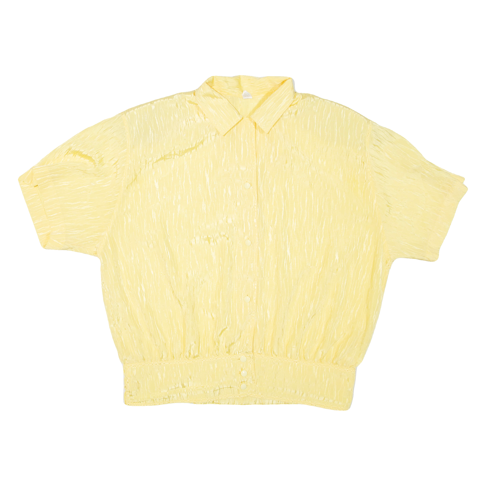 Womens Printed Shirt Yellow Collared L Refurbished - N/A refurbished available on Cerqular