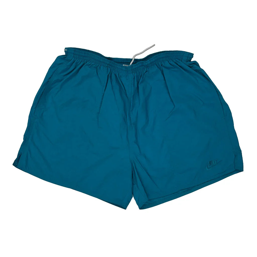 Buy Nike Sport Shorts - Largew 6L Blue Nylon Refurbished - $33.49 Nike Sport Shorts - Largew 6L Blue Nylon Refurbished - Thrifted (note: this is a term often used to describe second- refurbished available on Cerqular