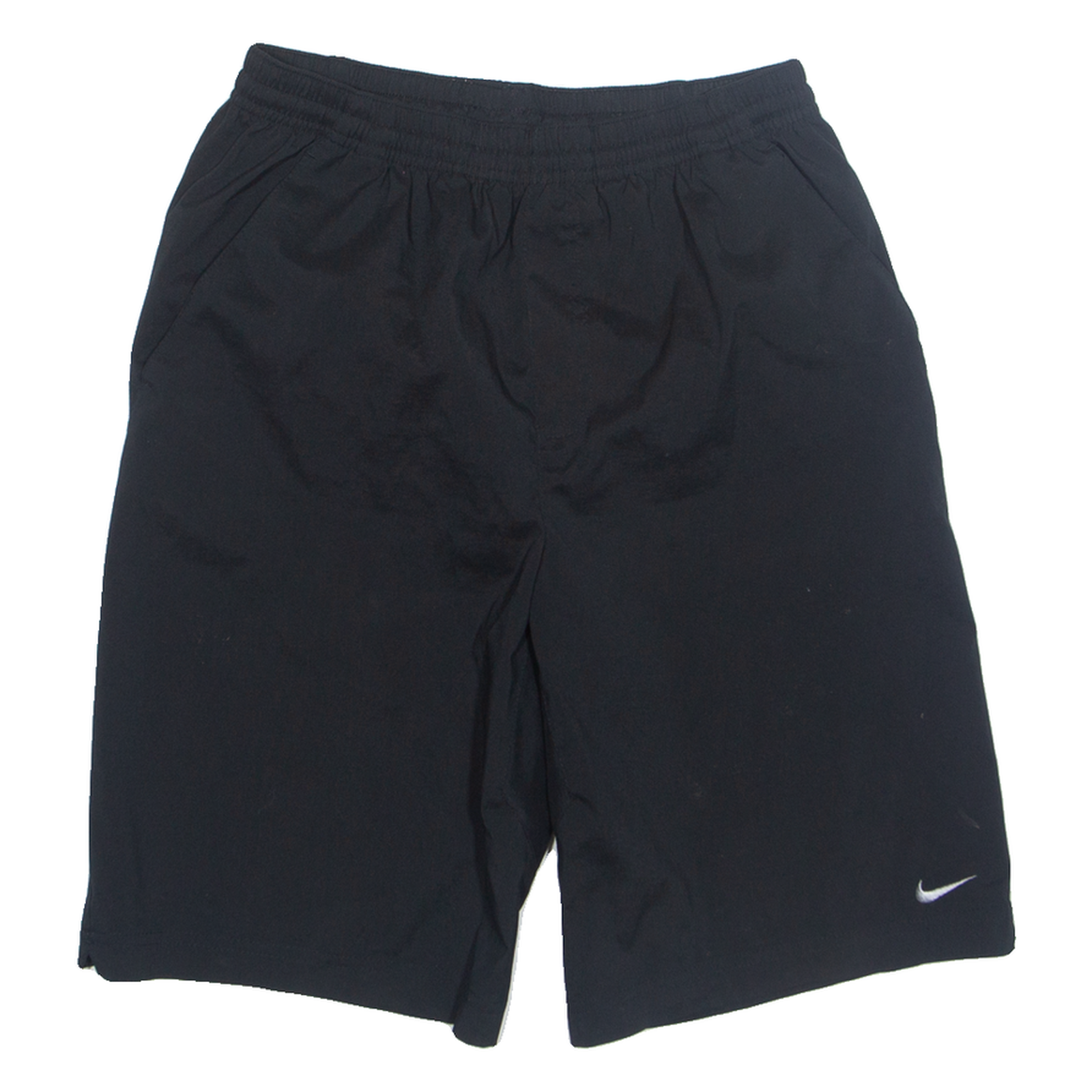 NIKE Mens Sports Shorts Black Relaxed S W26 Refurbished - N/A refurbished available on Cerqular