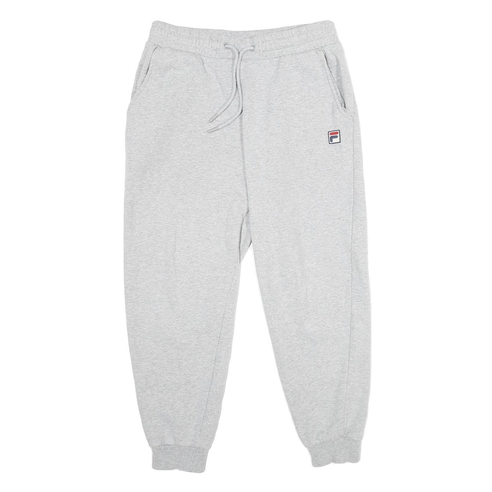 FILA Mens Joggers Grey Slim Tapered S W28 L26 Cotton Blend Casual Lounge Wear Refurbished - N/A refurbished available on Cerqular
