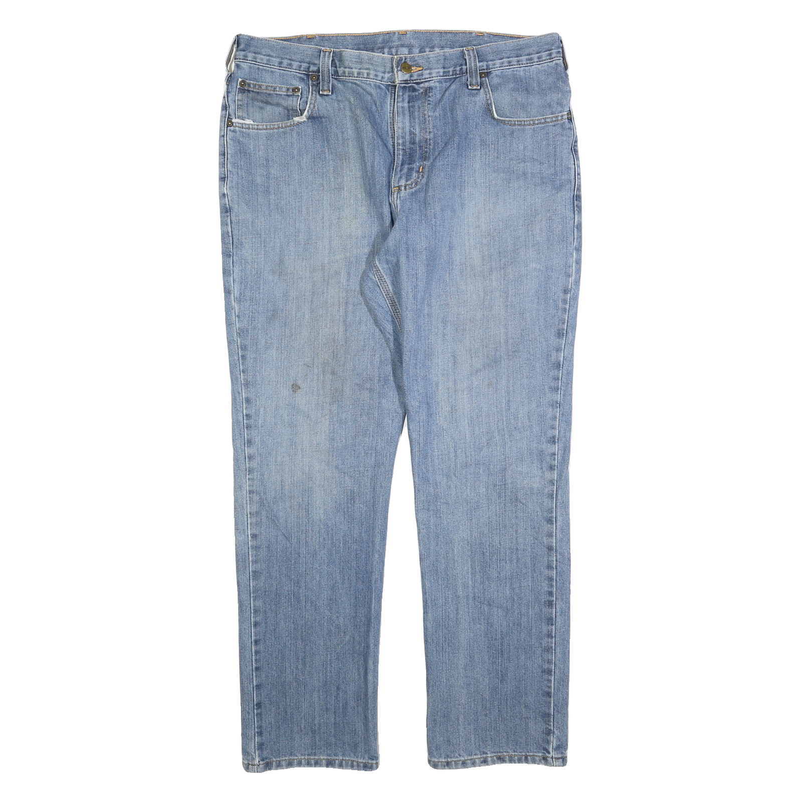 Buy CARHARTT Mens Cotton Blend Blue Regular Straight Trousers W36 L30 Classic Refurbished - $53.29 CARHARTT Mens Cotton Blend Blue Regular Straight Trousers W36 L30 Classic Refurbished - N/A refurbished available on Cerqular