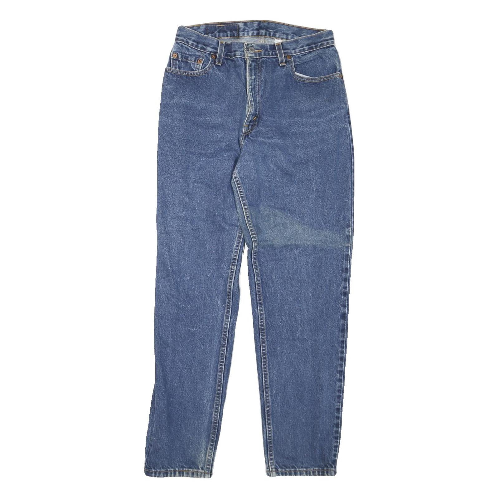 LEVI'S Womens Regular Fit Blue Denim Jeans W30 L30 Zip Classic Pockets Refurbished - N/A refurbished available on Cerqular