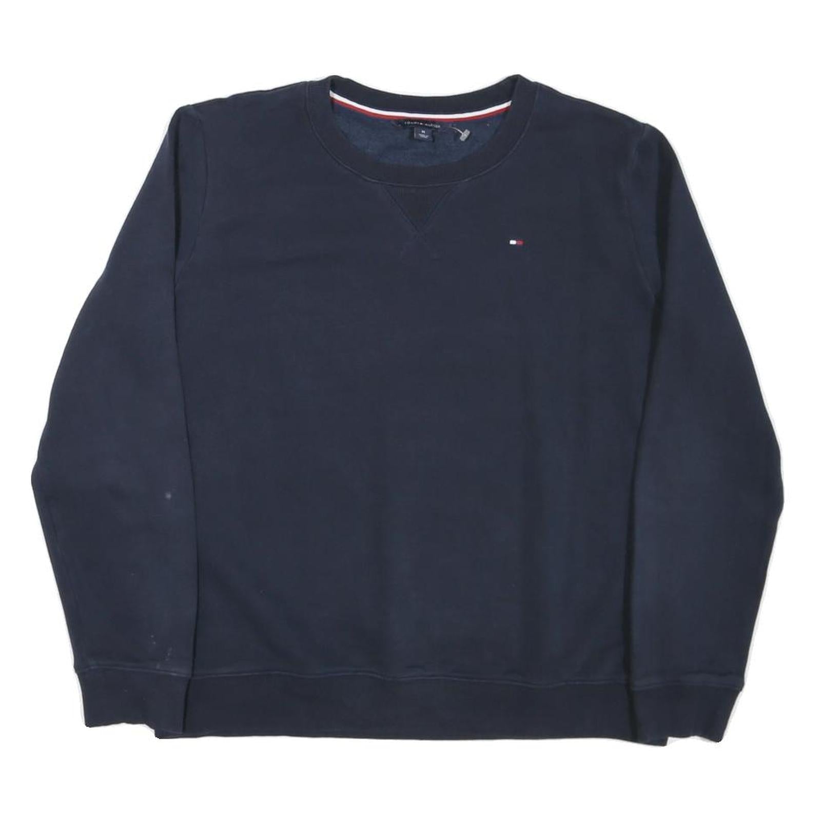 Buy TOMMY HILFIGER Womens Navy Blue Crew Neck M Sweatshirt Logo Cotton Blend Refurbished - $29.89 TOMMY HILFIGER Womens Navy Blue Crew Neck M Sweatshirt Logo Cotton Blend Refurbished - N/A refurbished available on Cerqular