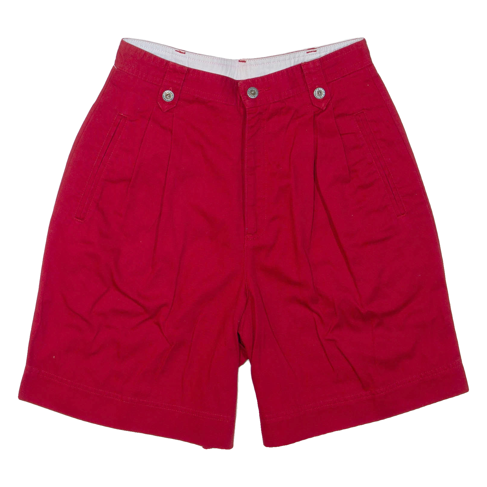 LIZ CLAIBORNE Womens Chino Shorts Red XS W26 Refurbished - N/A refurbished available on Cerqular