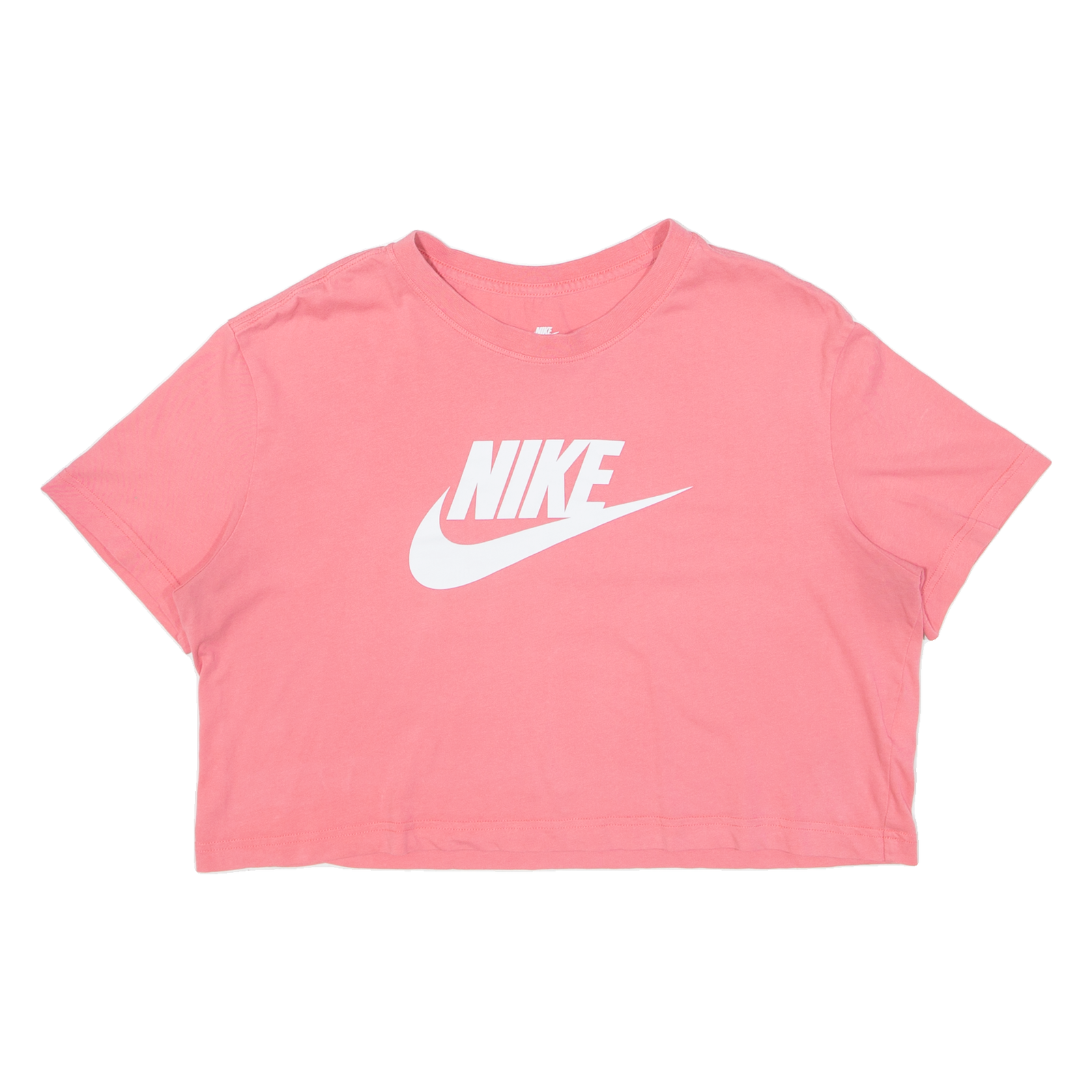 NIKE Loose Fit Cropped Womens T-Shirt Pink M Refurbished - N/A refurbished available on Cerqular